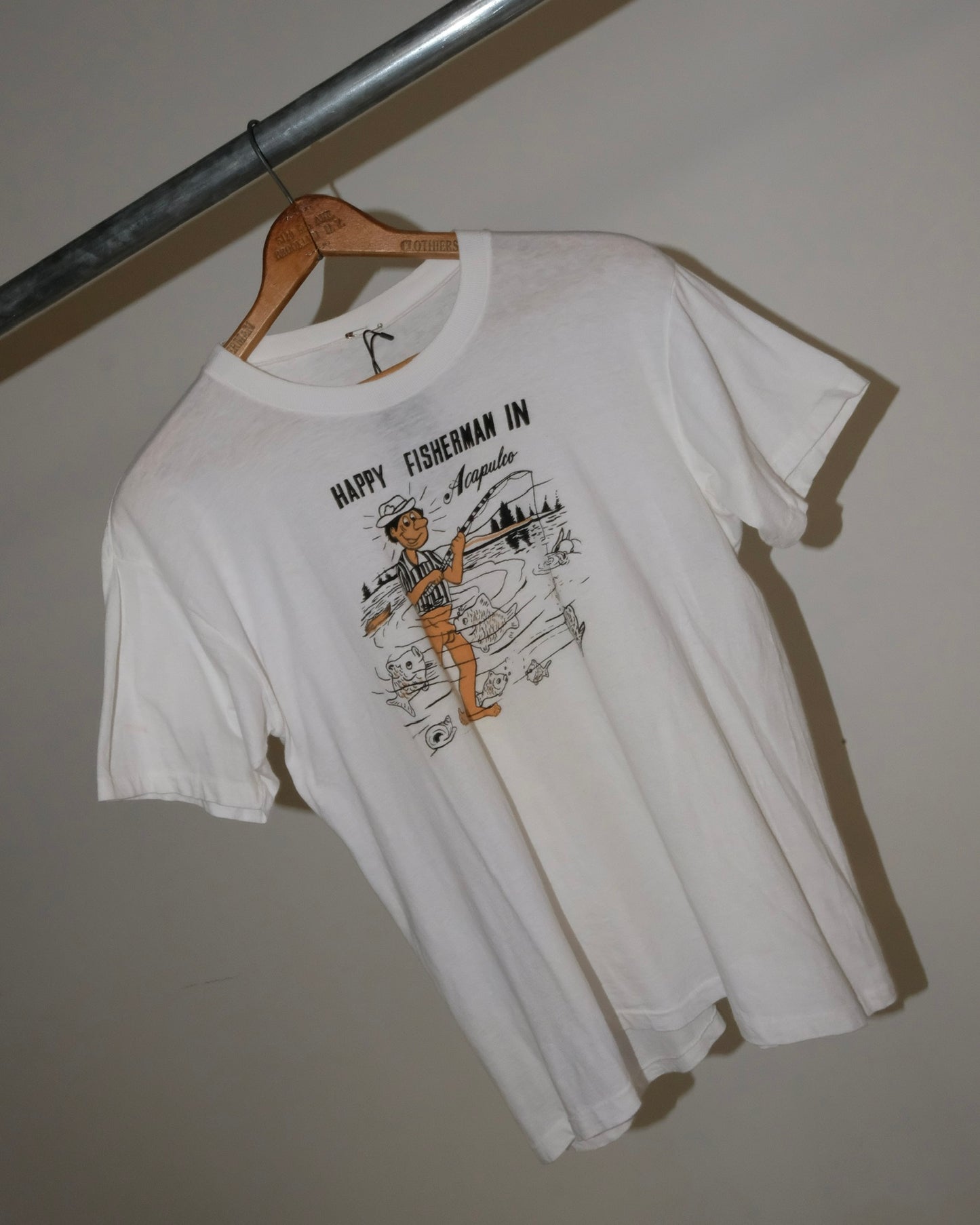 70s HAPPY FISHERMAN TEE
