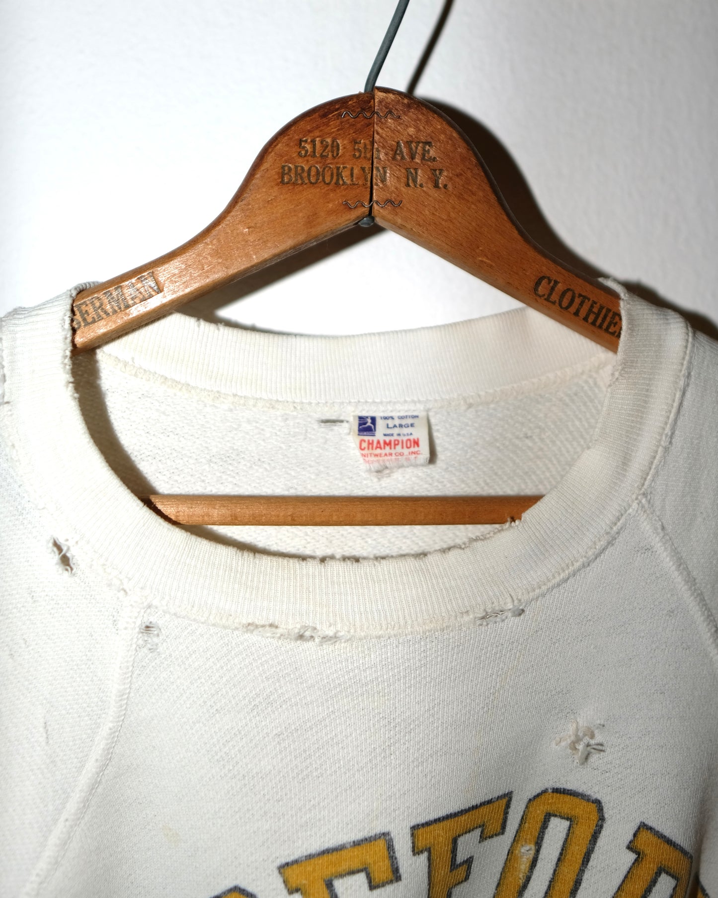 50s CHAMPION RUNNING MAN “WOFFORD” SWEATSHIRT