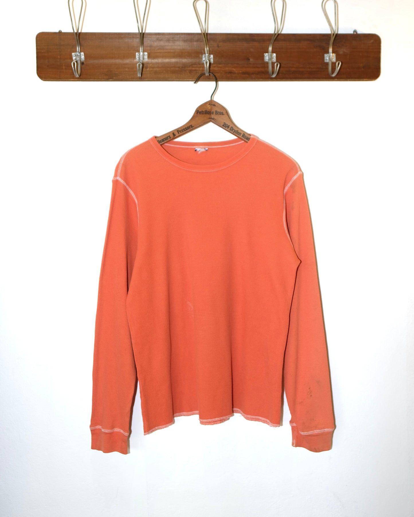 WAFFLE UNDER SHIRT FADED ORANGE