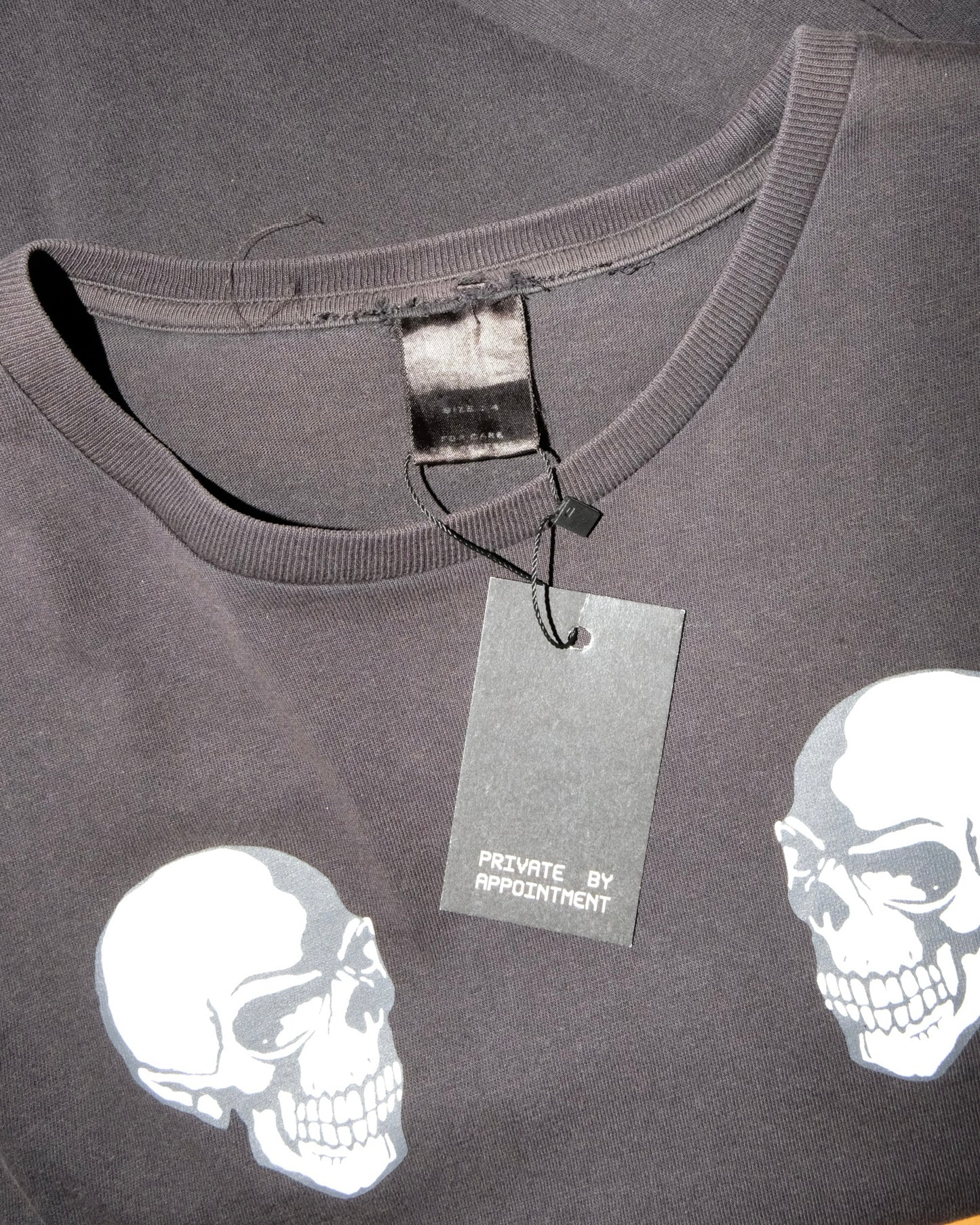 Number (N)ine SS04 DOUBLE SKULL TEE