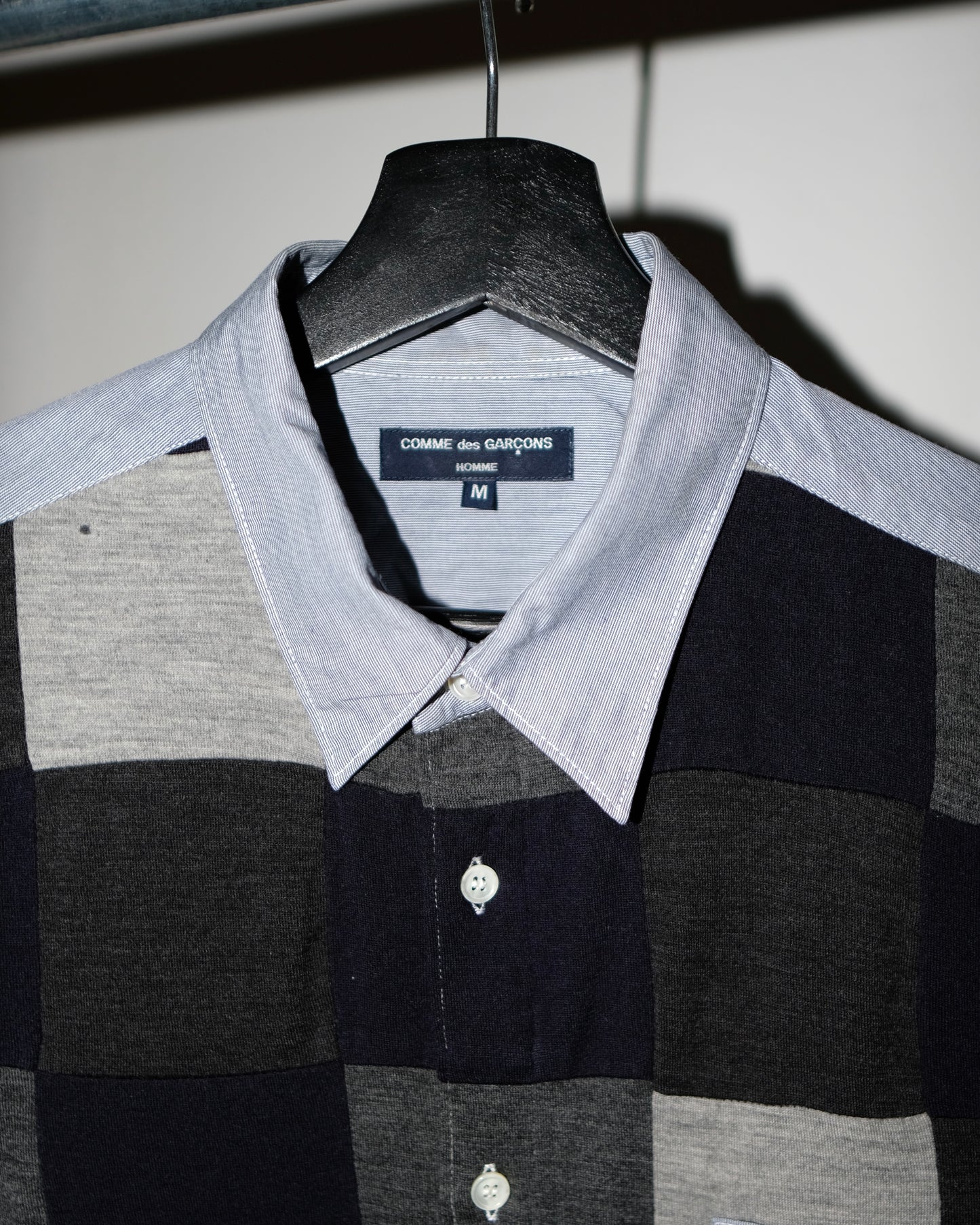 Comme des Garçons HOMME AD2009 FRONT PATCHWORK SHIRT