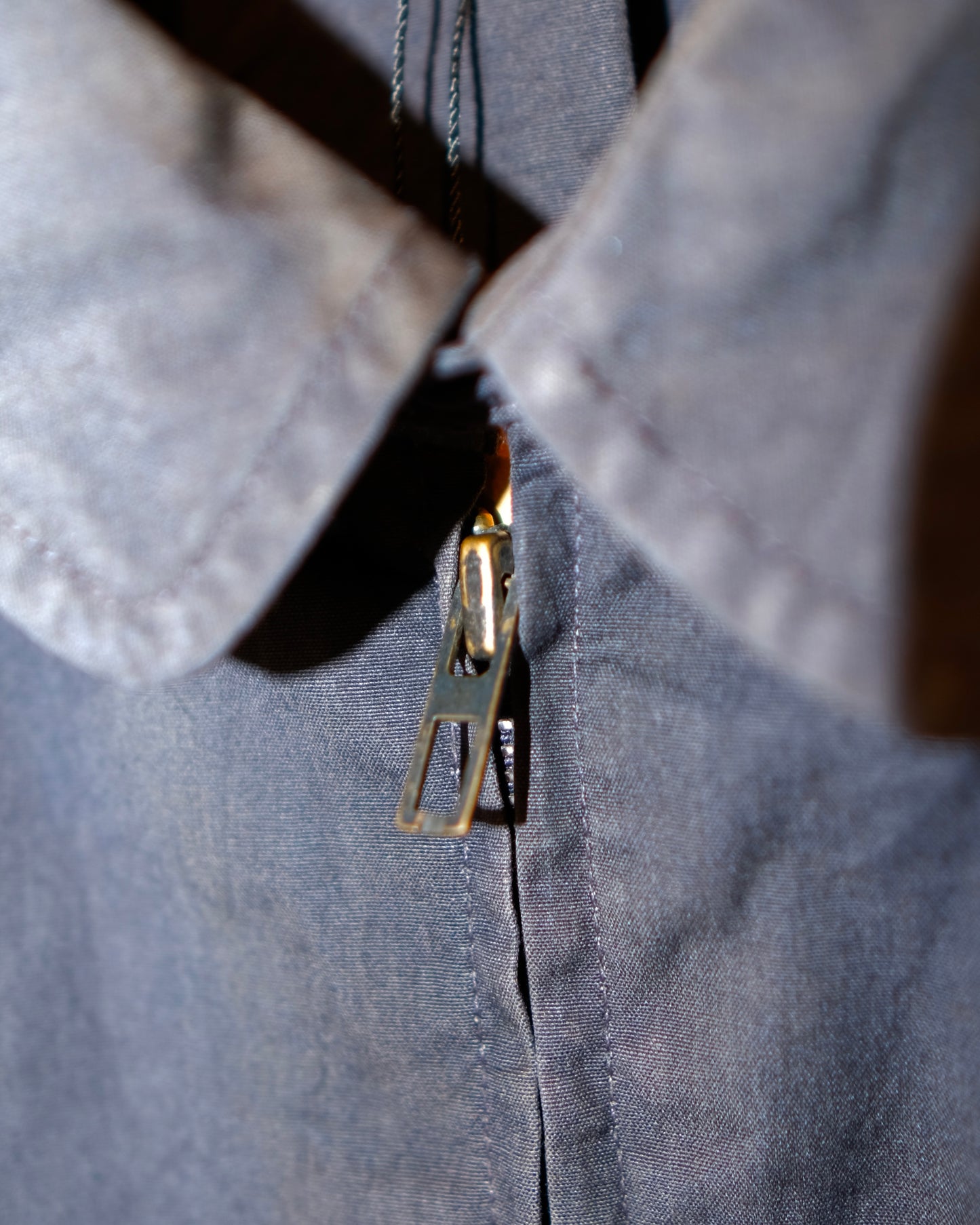80s NAVY DECK ZIP-UP JACKET
