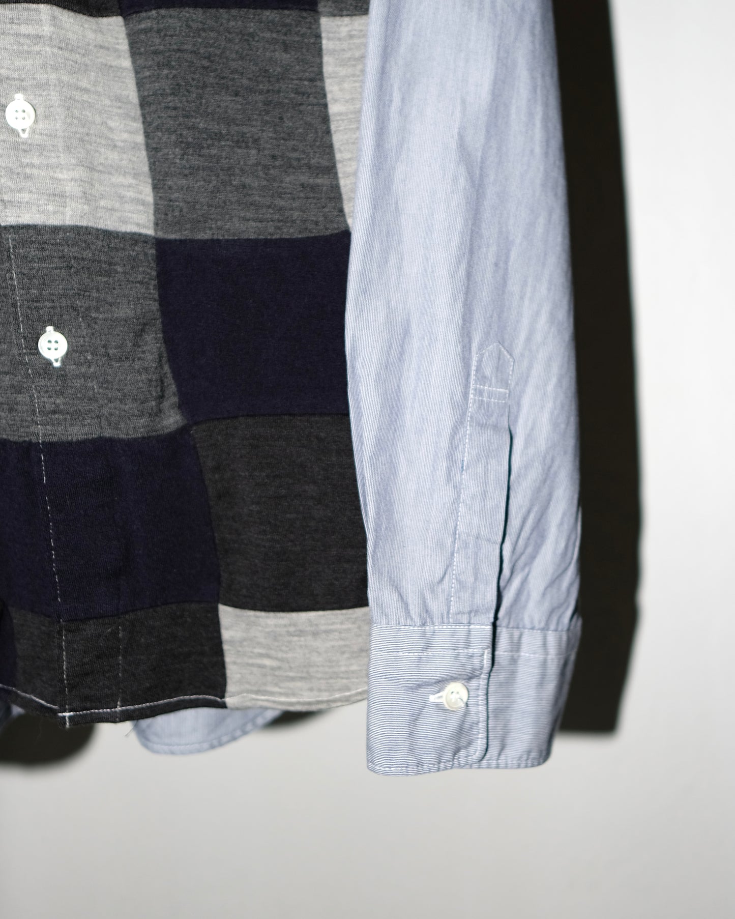 Comme des Garçons HOMME AD2009 FRONT PATCHWORK SHIRT