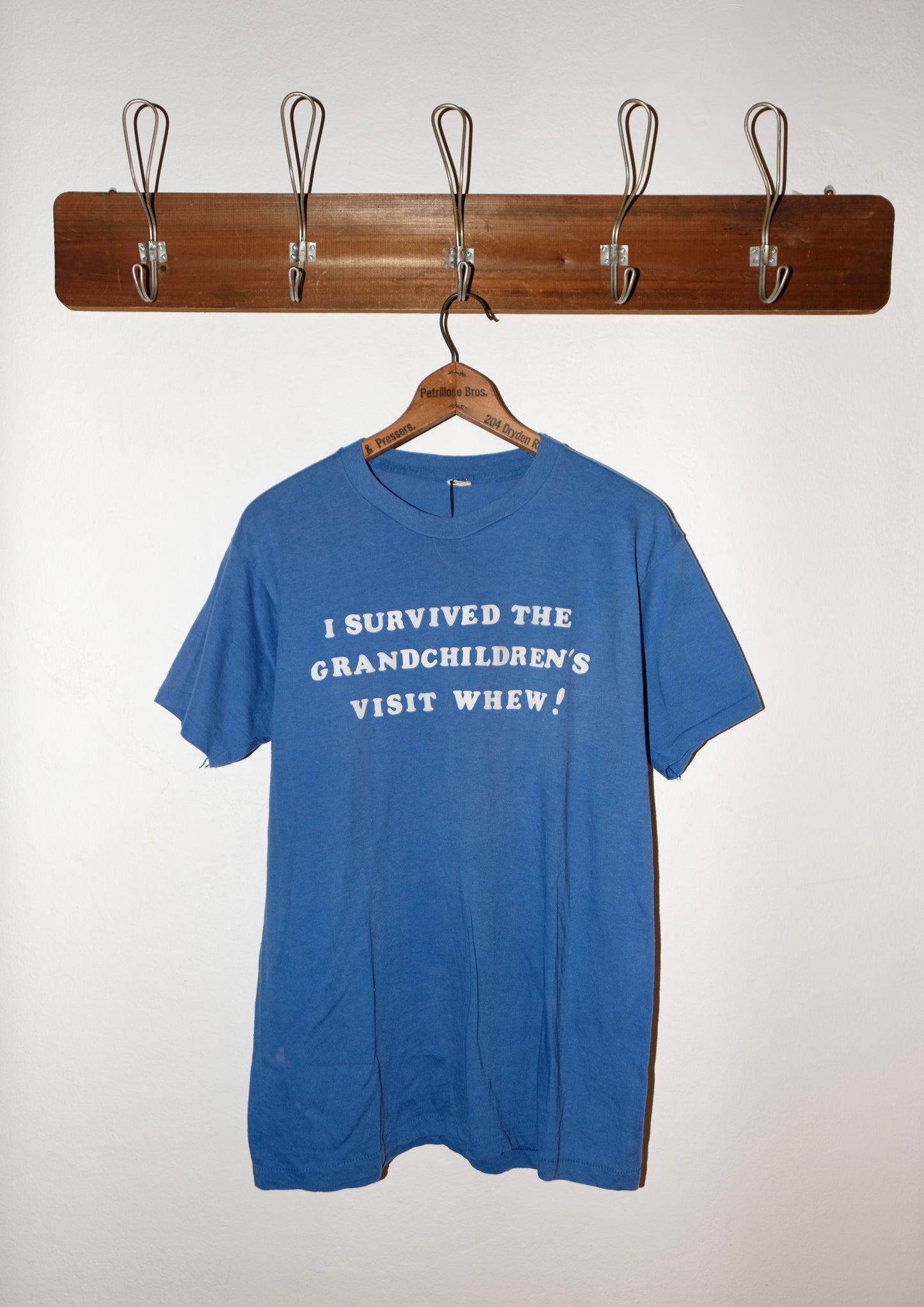 80s I SURVIVED FONT TEE