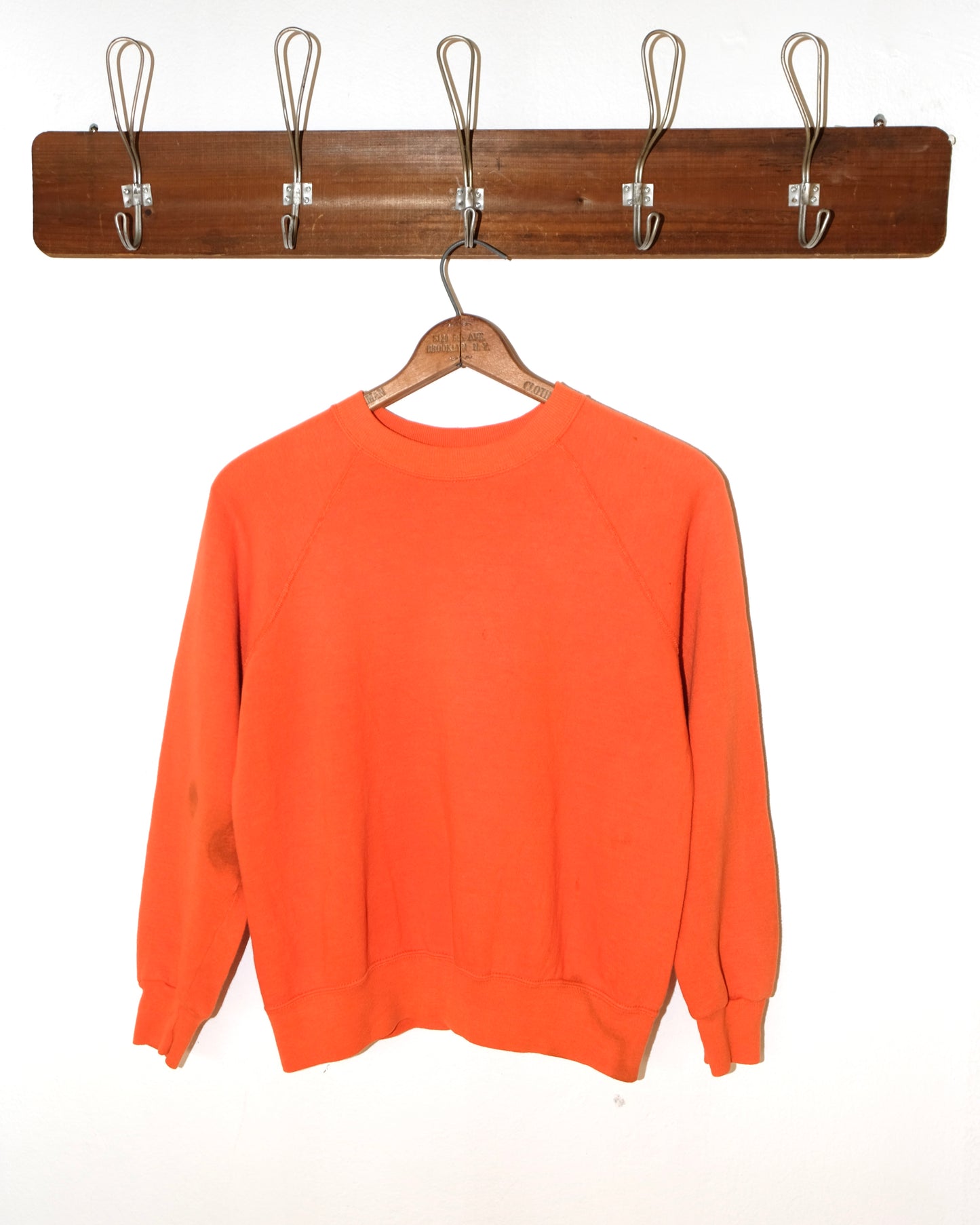80s BLANK ORANGE SWEATSHIRT
