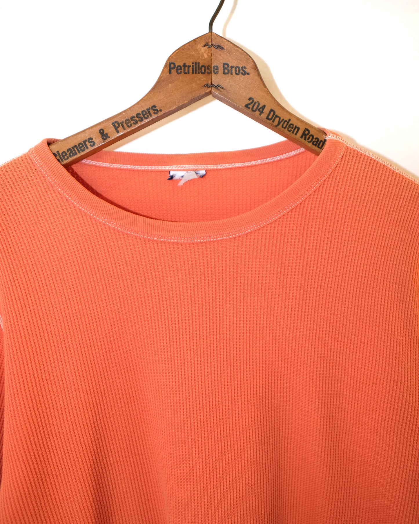 WAFFLE UNDER SHIRT FADED ORANGE