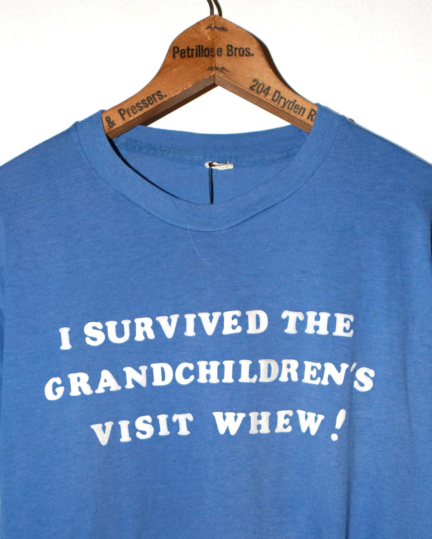 80s I SURVIVED FONT TEE