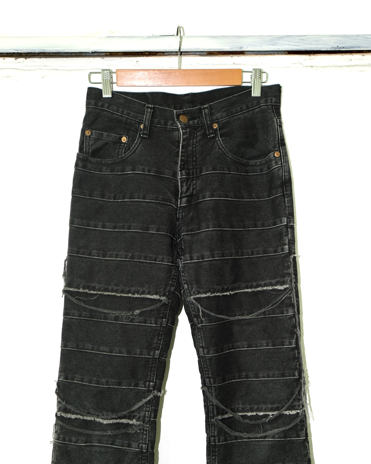 HYSTERIC GLAMOUR KINKY JEANS HAGI BLACK DENIM