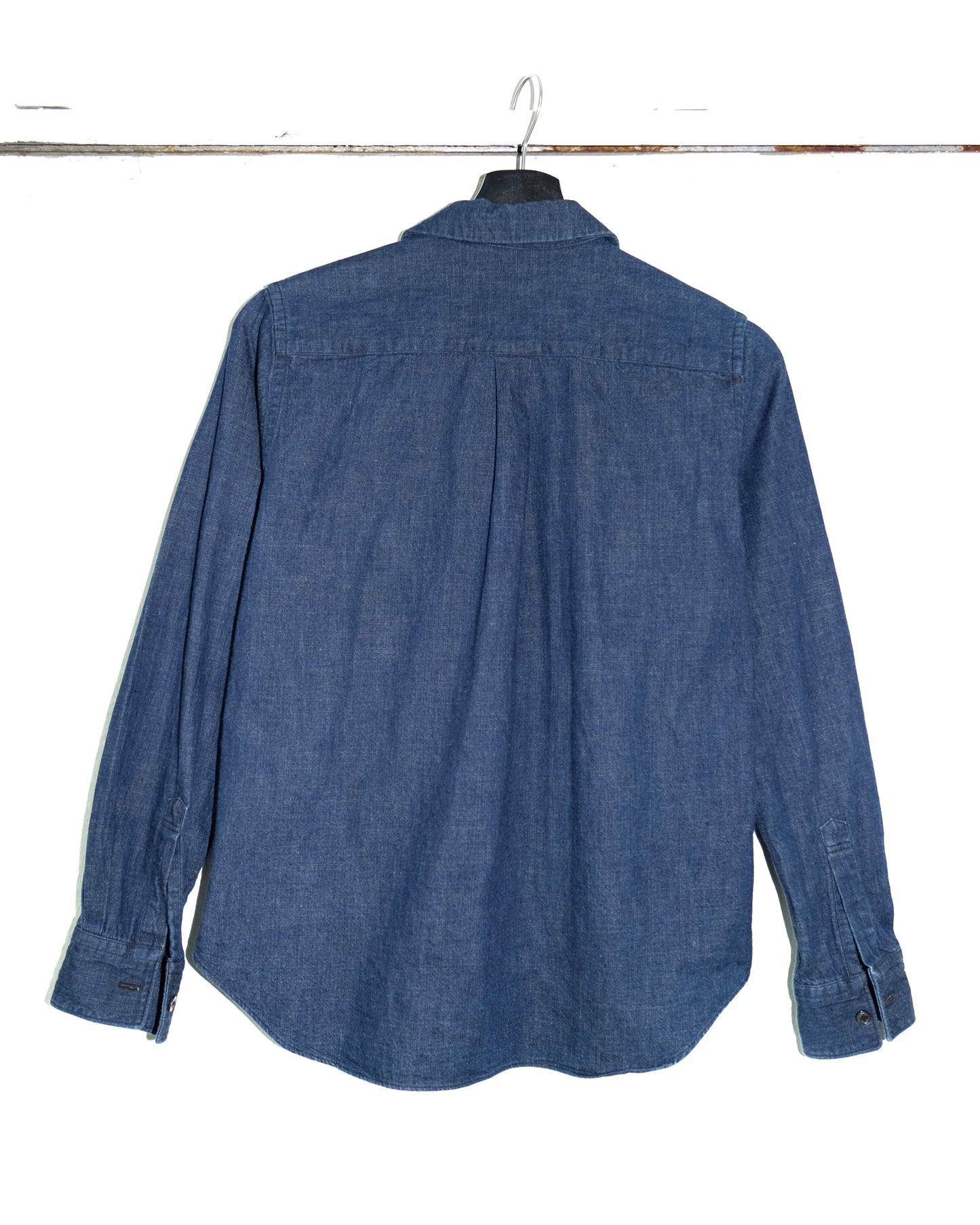 COMME des GARÇONS DENIM ROUND COLLAR SHIRT