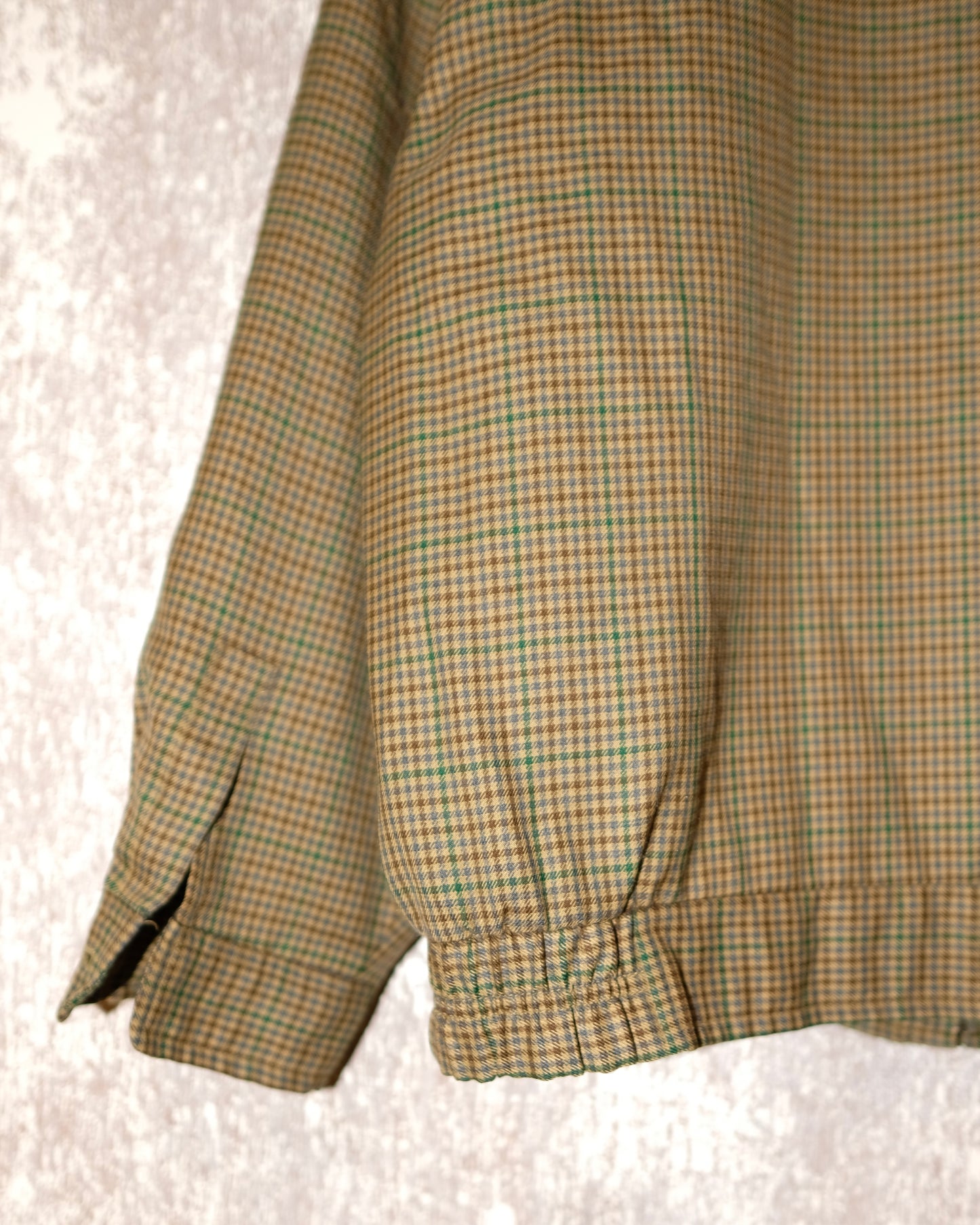 YVES SAINT LAURENT POUR HOMME HARRINGTON PLAID JACKET