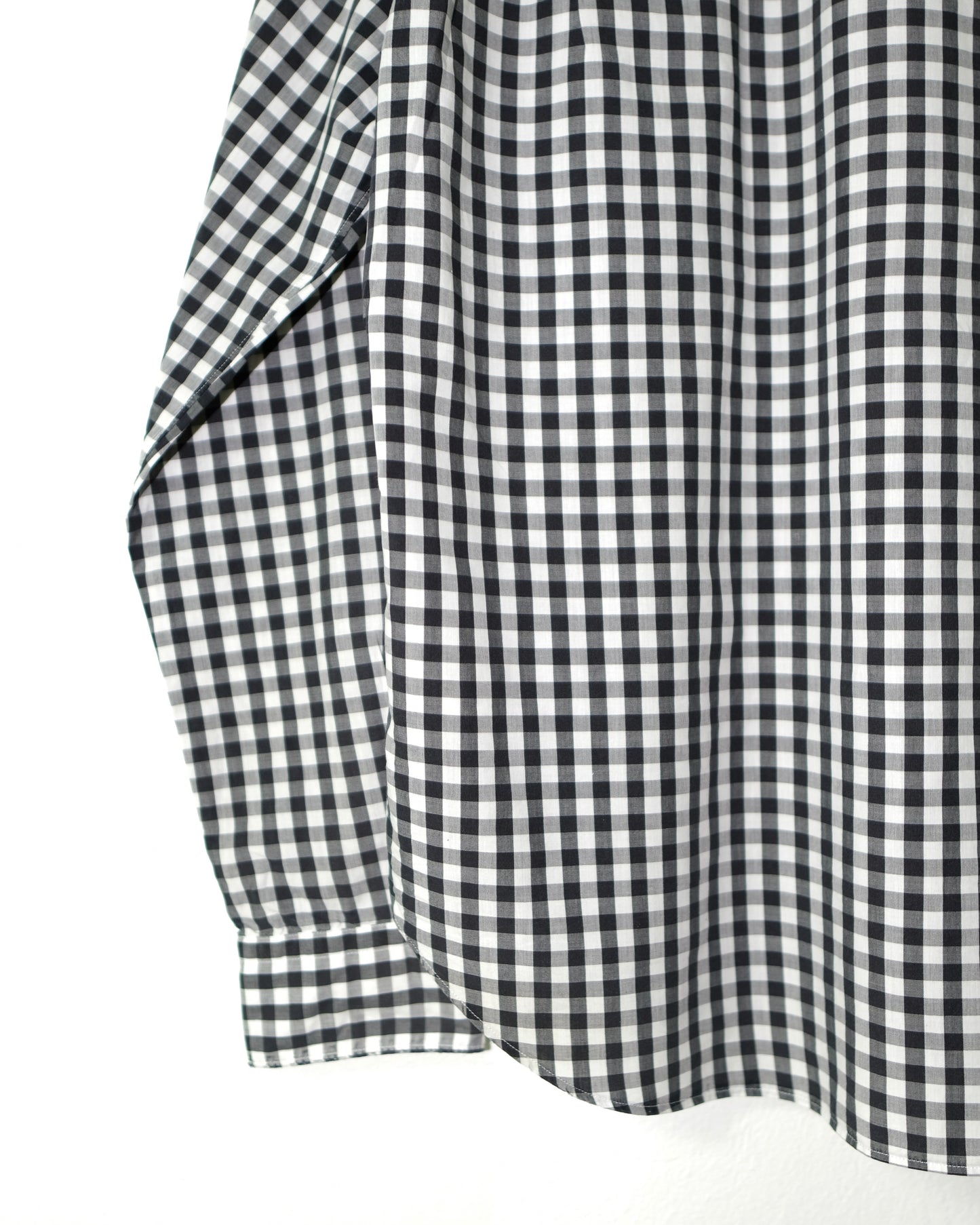 Comme des Garçons HOMME AD2005 CHECKED PATCHWORK MANDARIN COLLAR SHIRT
