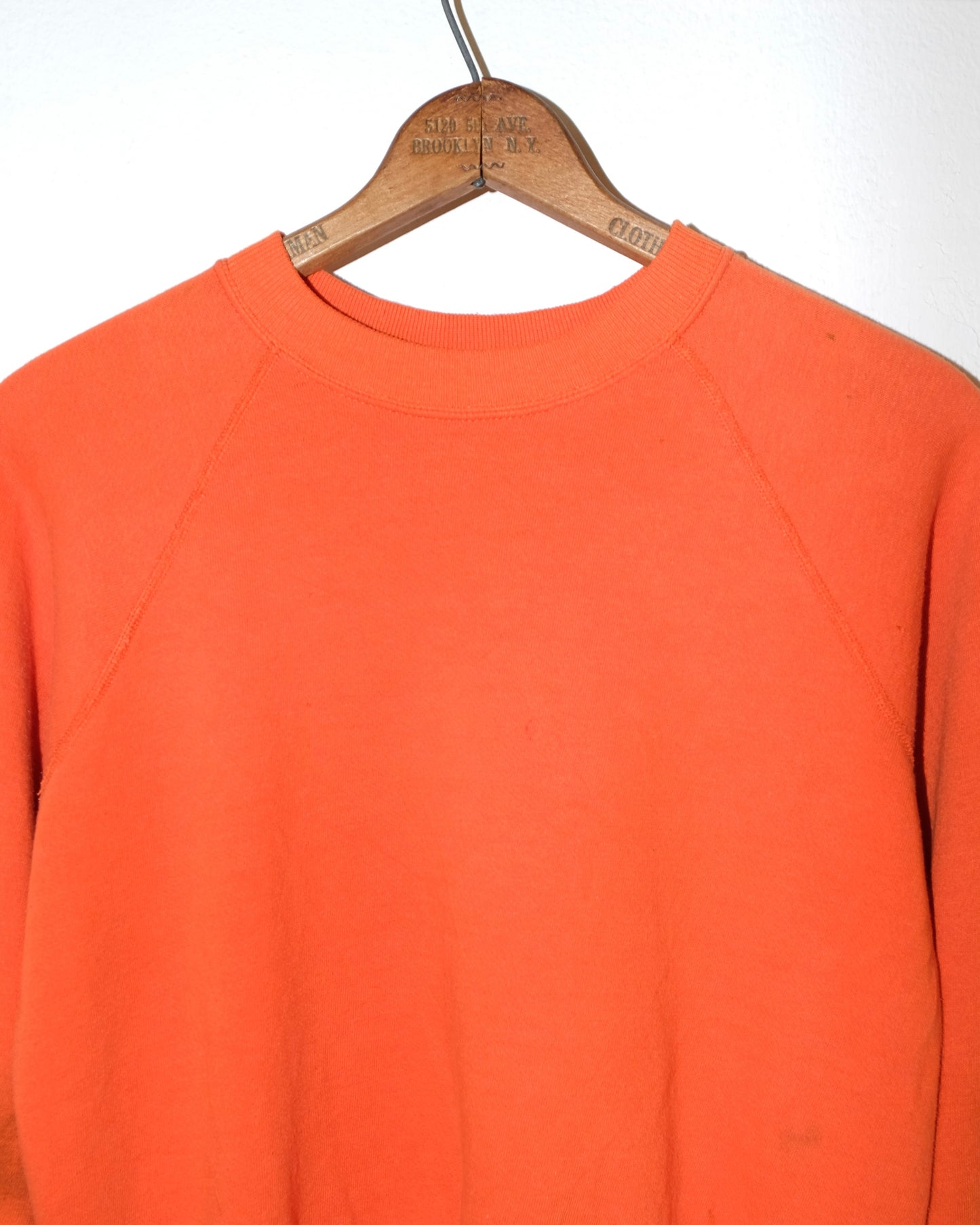 80s BLANK ORANGE SWEATSHIRT