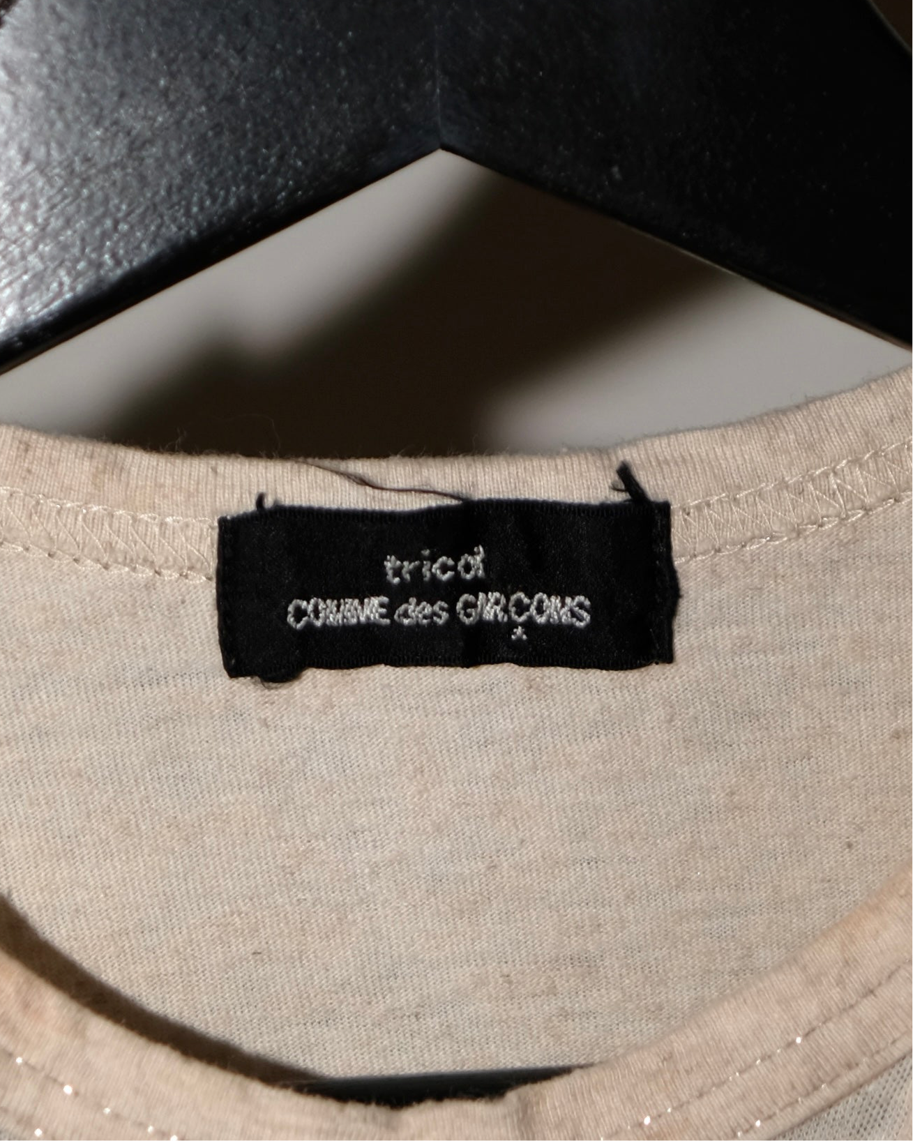 Comme des Garçons tricot AD2007 SHIRRING & PATCHES TEE