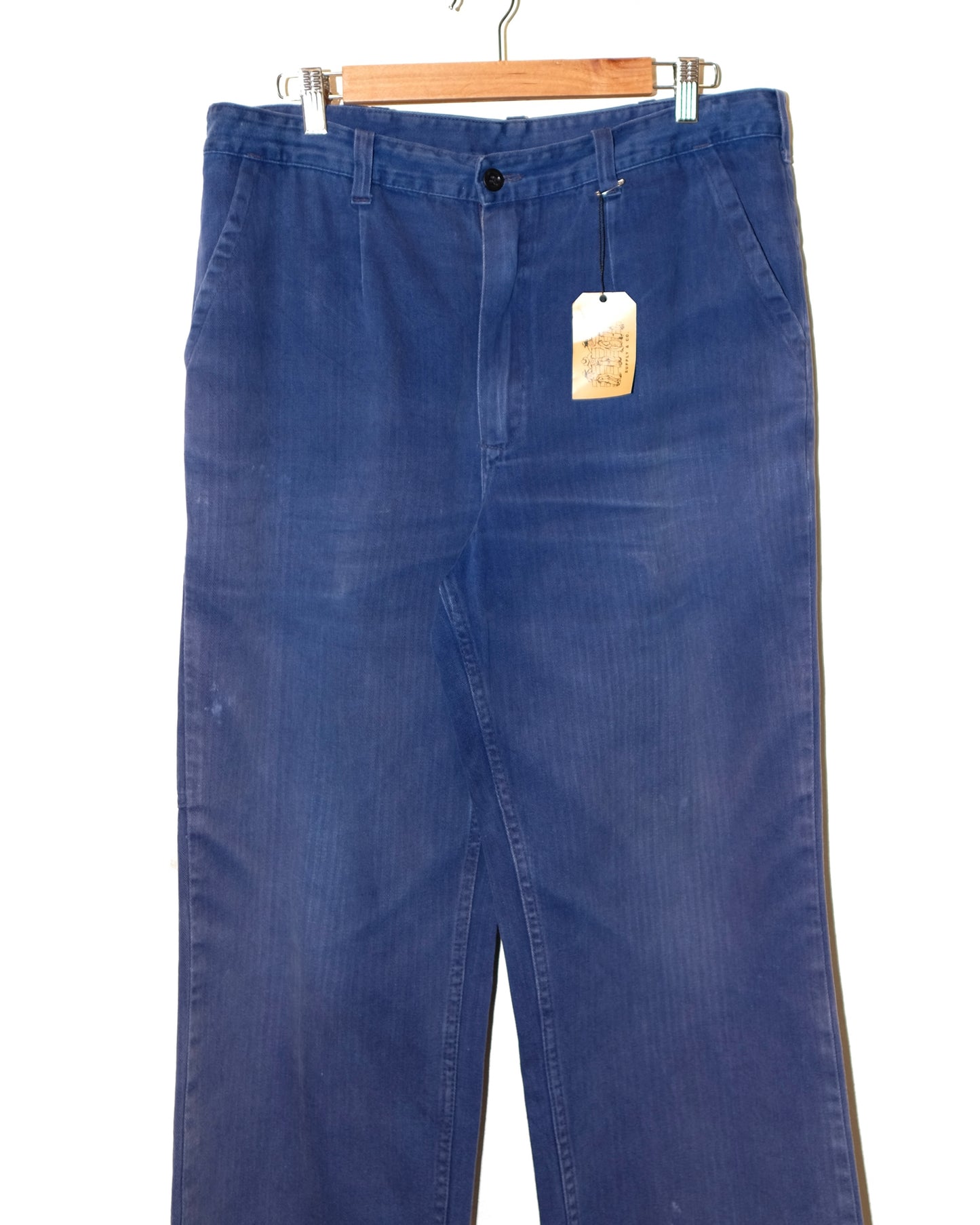 70s FRENCH WORK HBT TROUSER