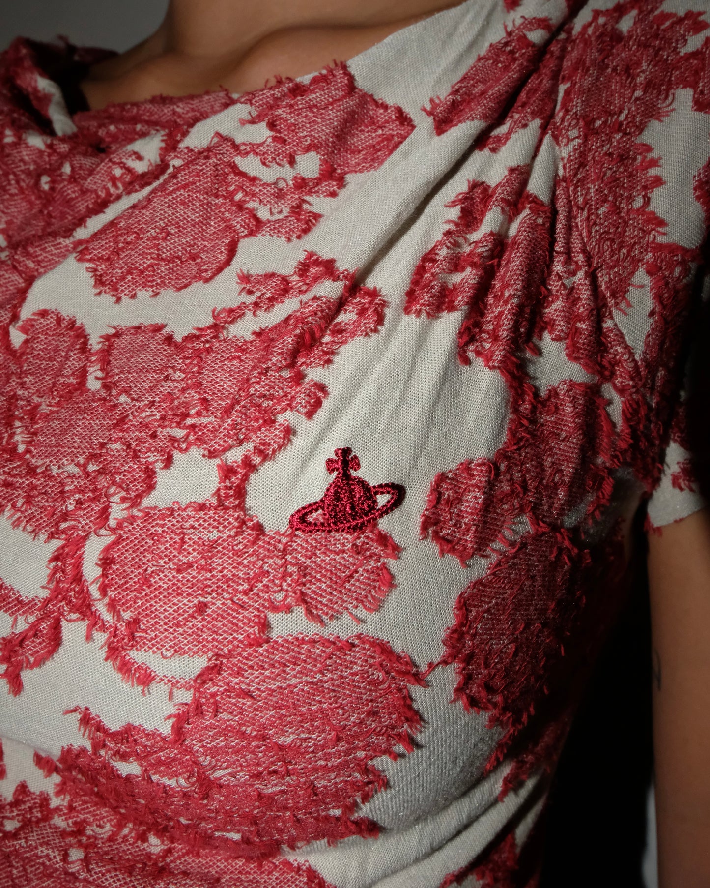 VIVIENNE WESTWOOD RED LABLE SHORT SLEEVE TOP