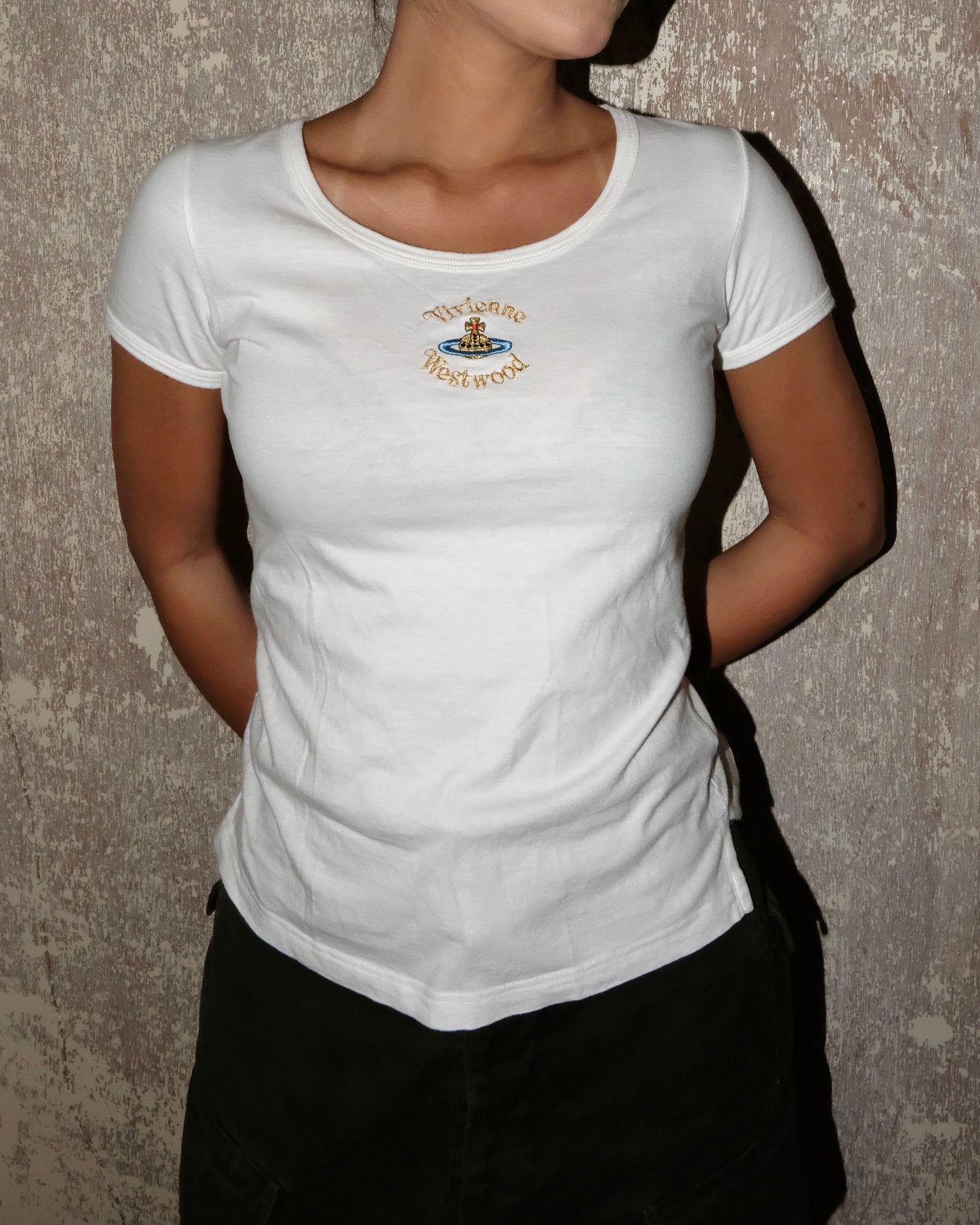 VIVIENNE WESTWOOD RED LABLE LOGO TEE
