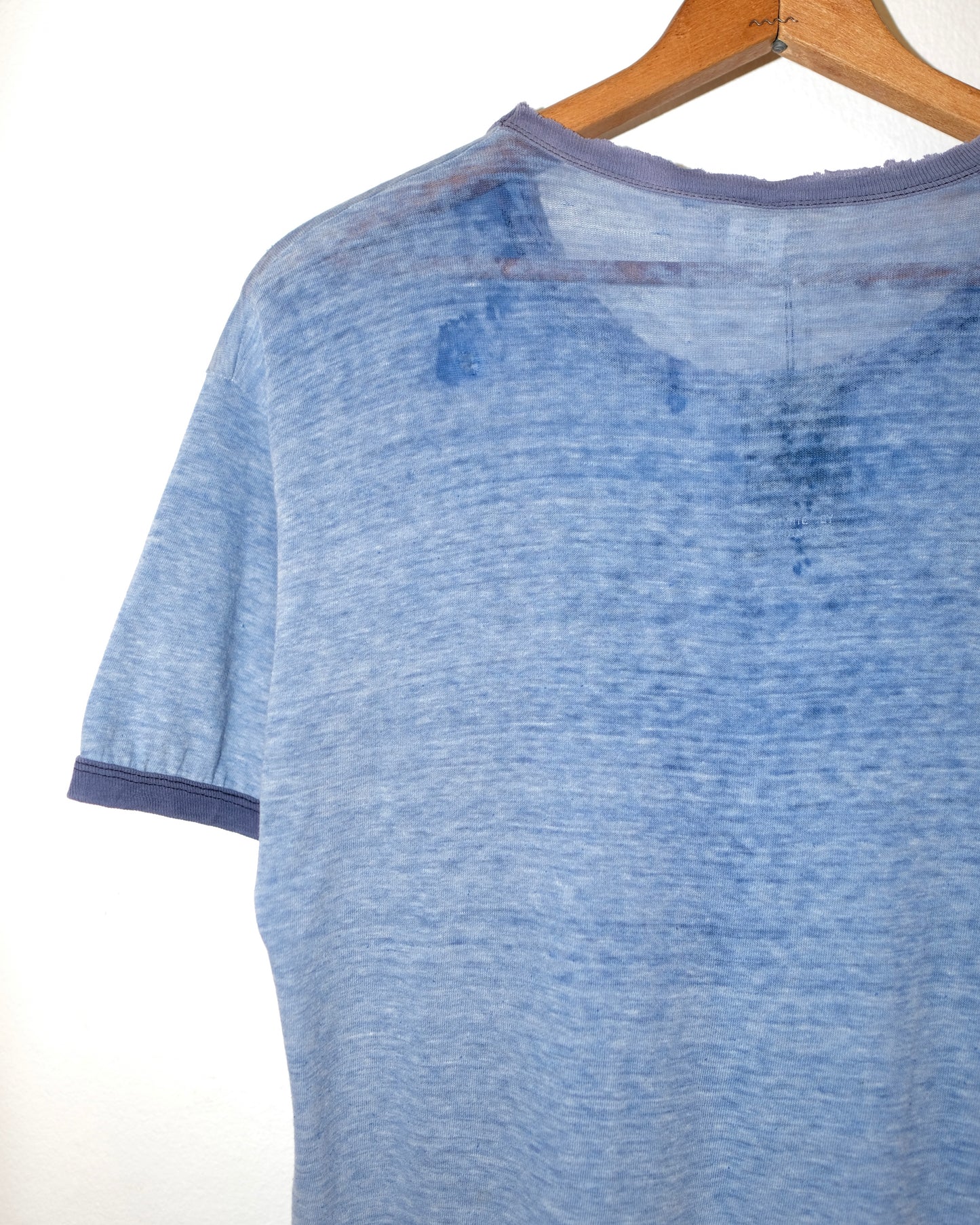 70s HANES RUN! HEALTH THYSELF RINGER TEE