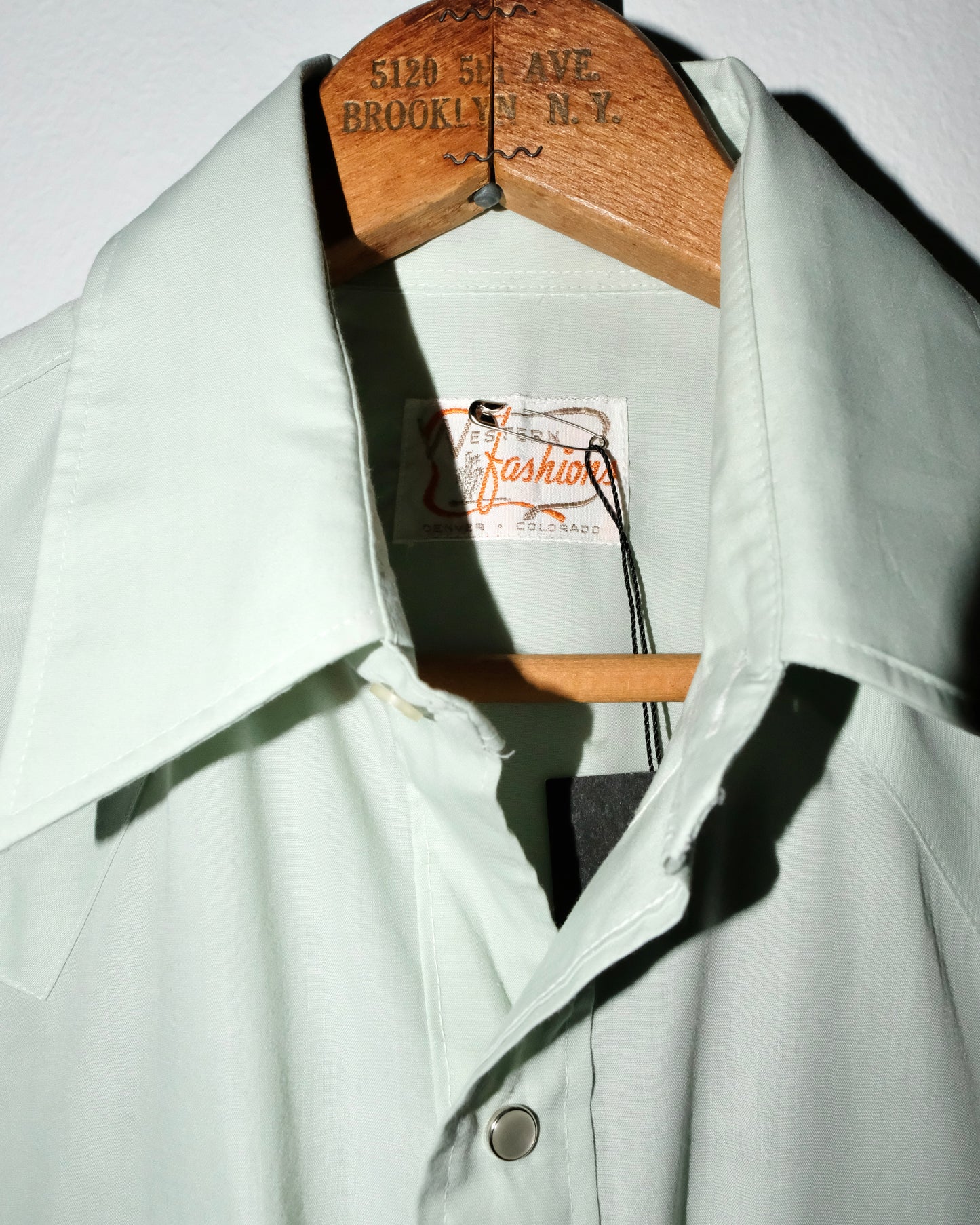 70s WESTERN SHIRT PEARLS SNAPS BUTTON UP