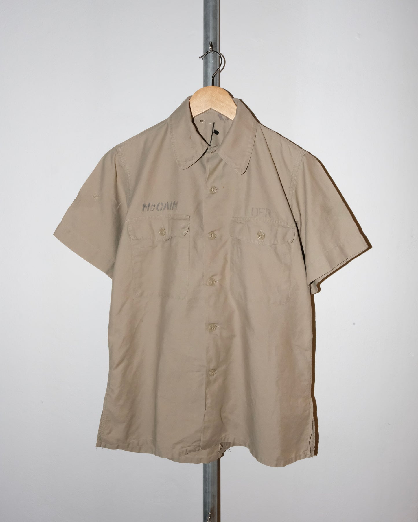 60s KHAKIS BUTTON SHORT SLEEVE SHIRT