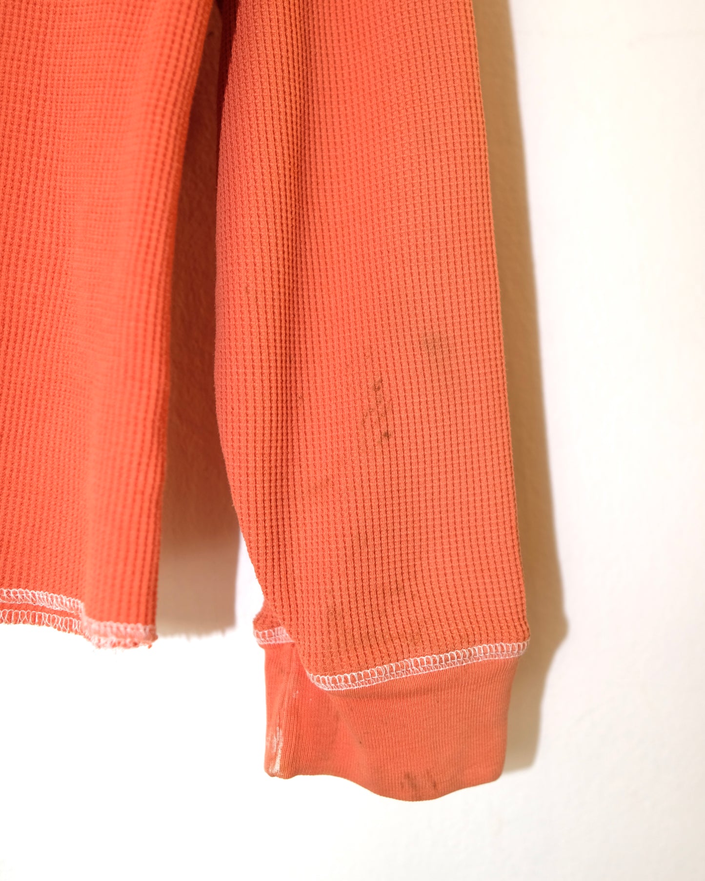 WAFFLE UNDER SHIRT FADED ORANGE