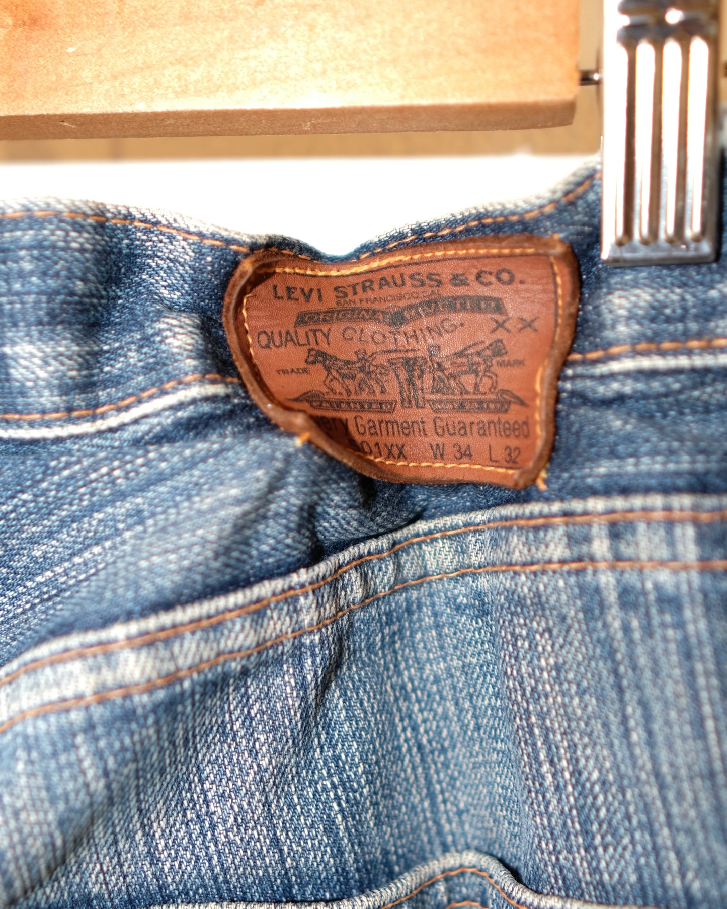 LEVI’S 501xx REDLINE FADED AND DISTRESSED MADE IN JAPAN