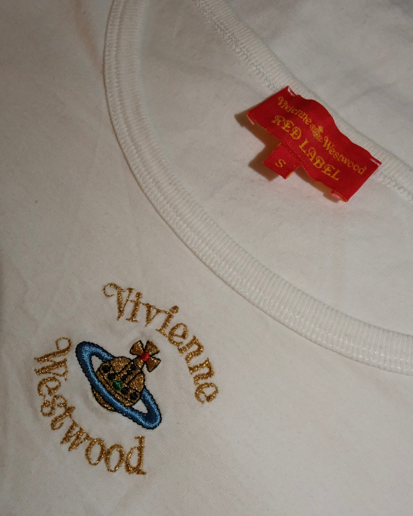 VIVIENNE WESTWOOD RED LABLE LOGO TEE
