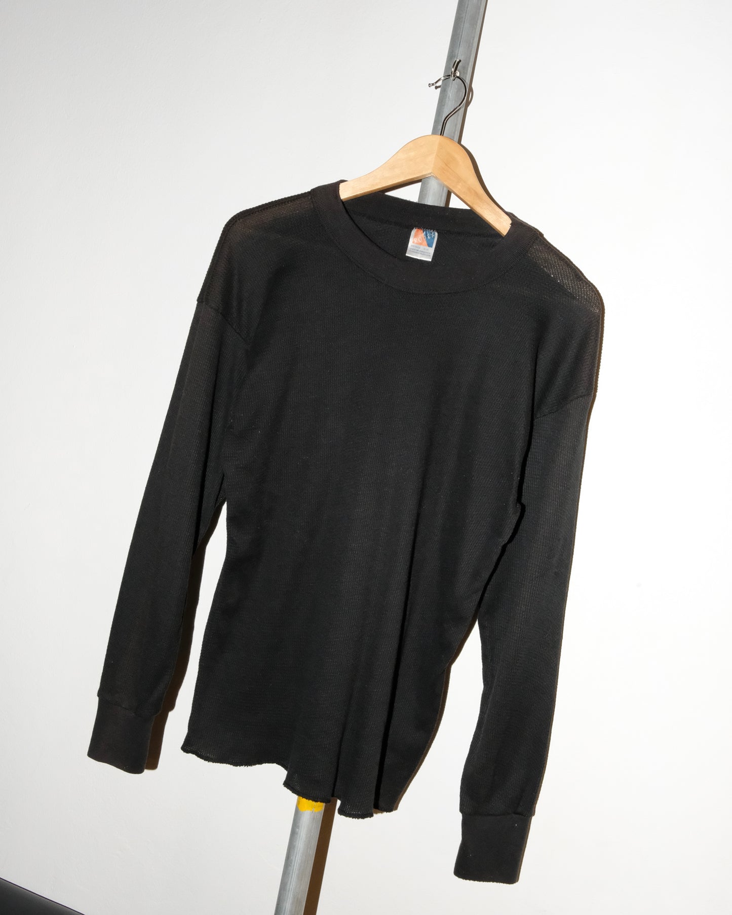 WAFFLE UNDERSHIRT BLACK