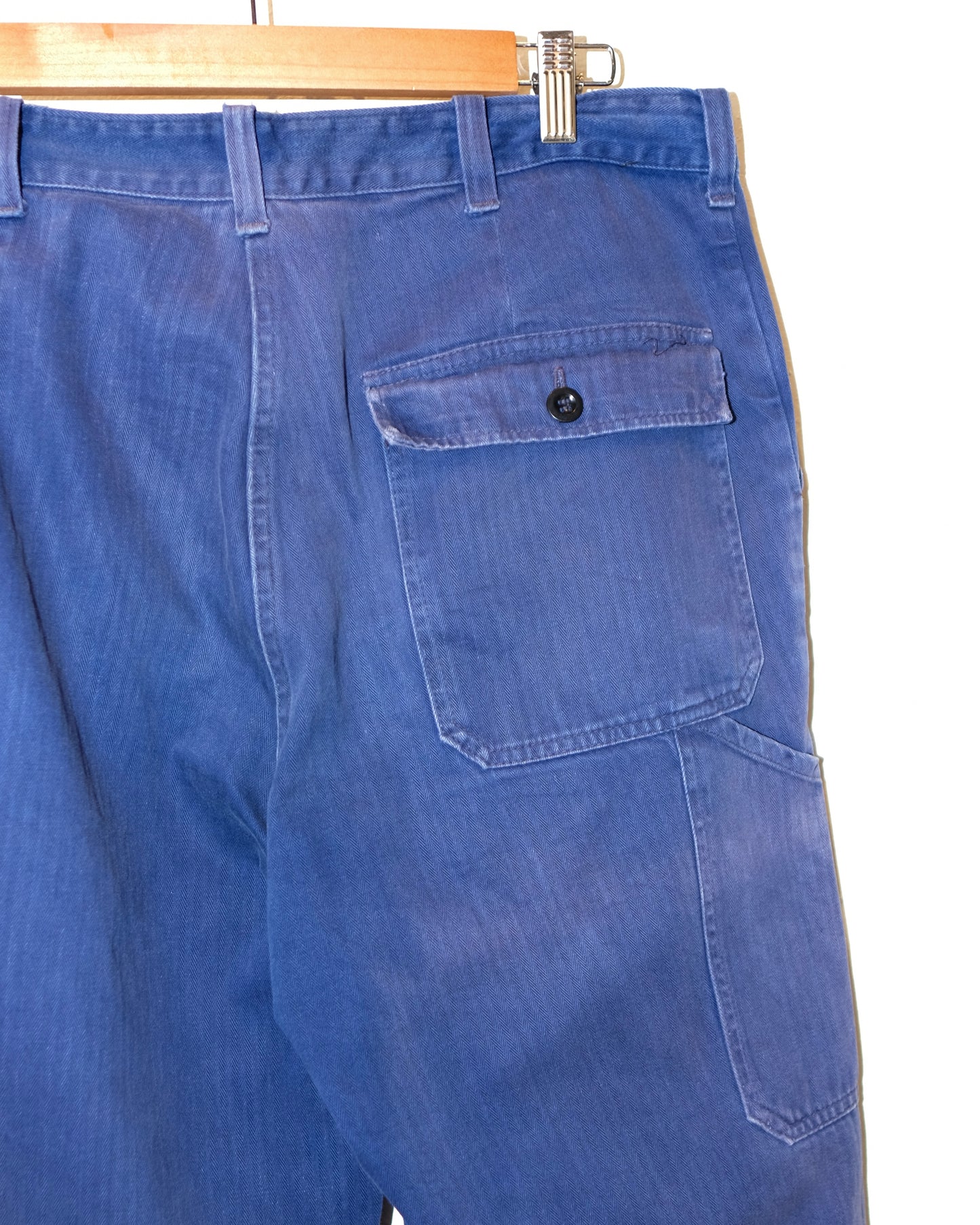 70s FRENCH WORK HBT TROUSER
