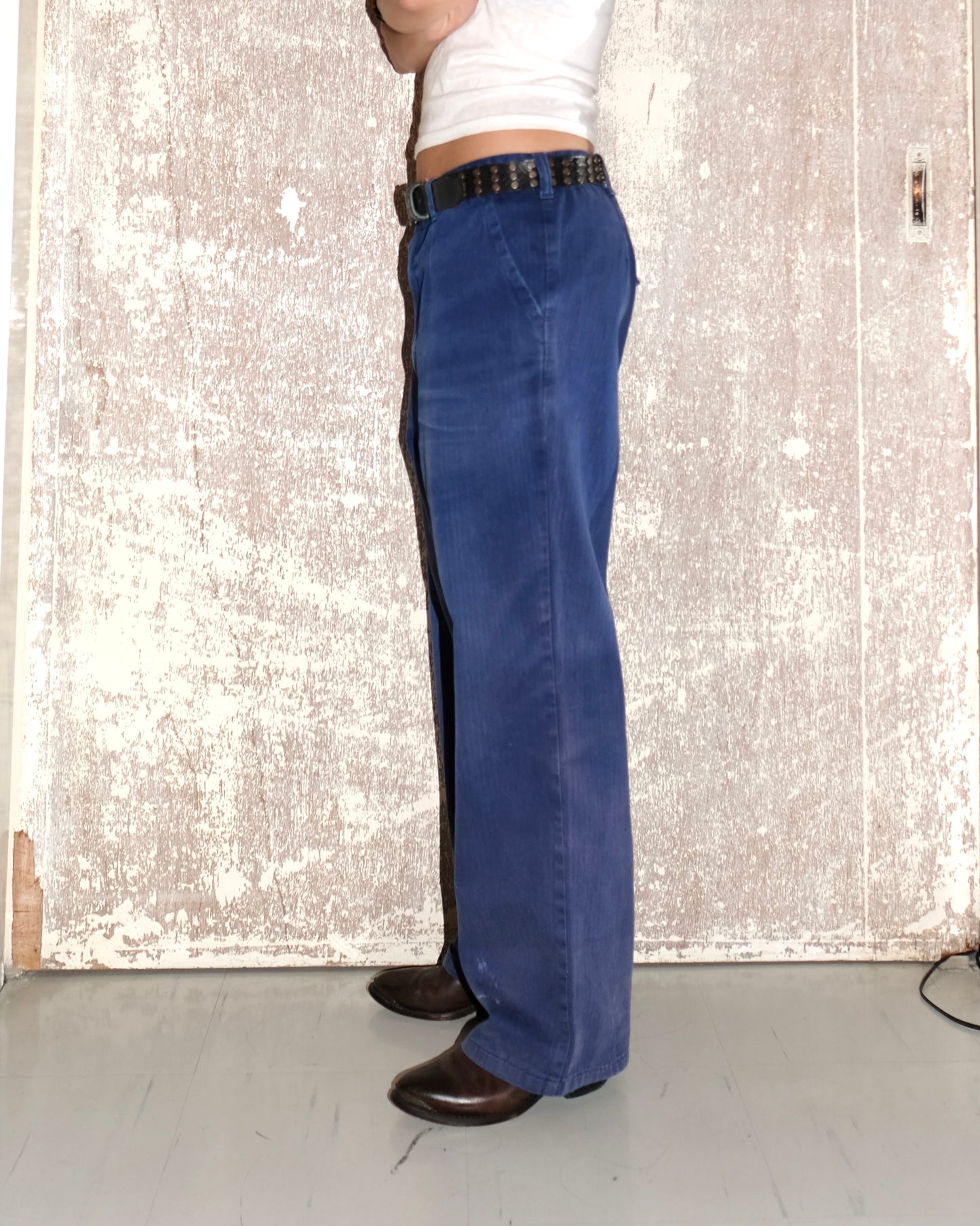 70s FRENCH WORK HBT TROUSER