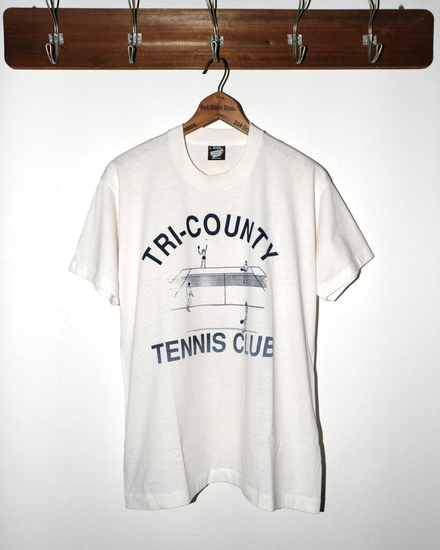 80s TRI-COUNTY TENNIS CLUB TEE