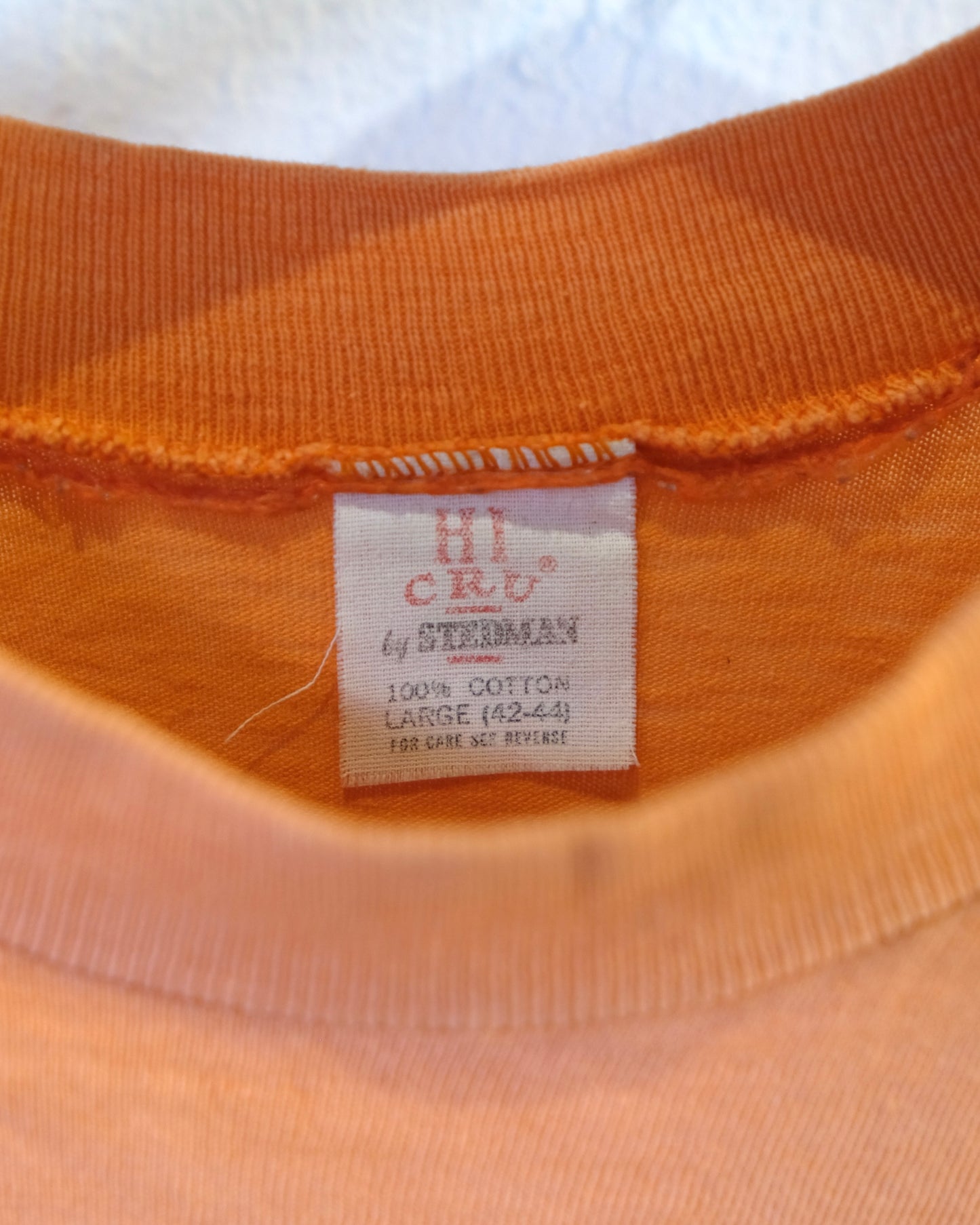 70s HONDA BIKE SUNFADED ORANGE TEE
