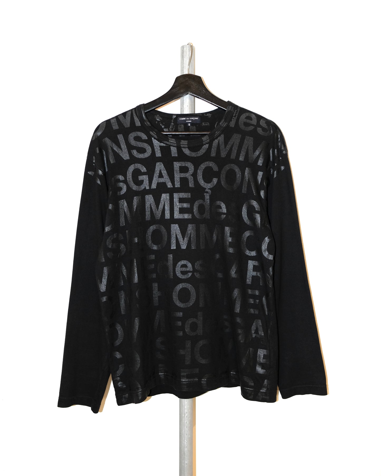 Comme des Garçons HOMME AD2004 LONG SLEEVE LOGO PRINT