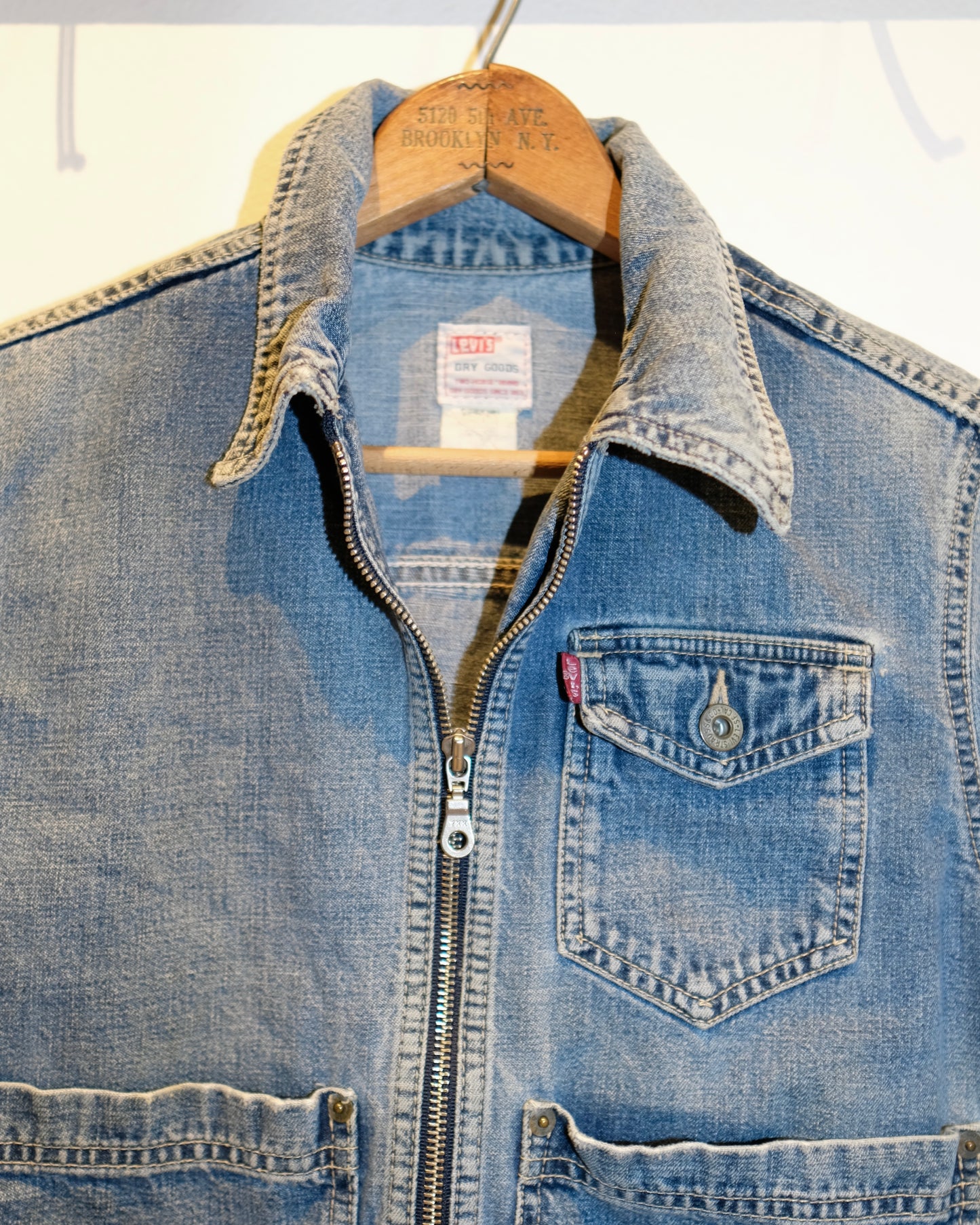 90s LEVI’S DRY GOODS DENIM ZIP-UP JACKET