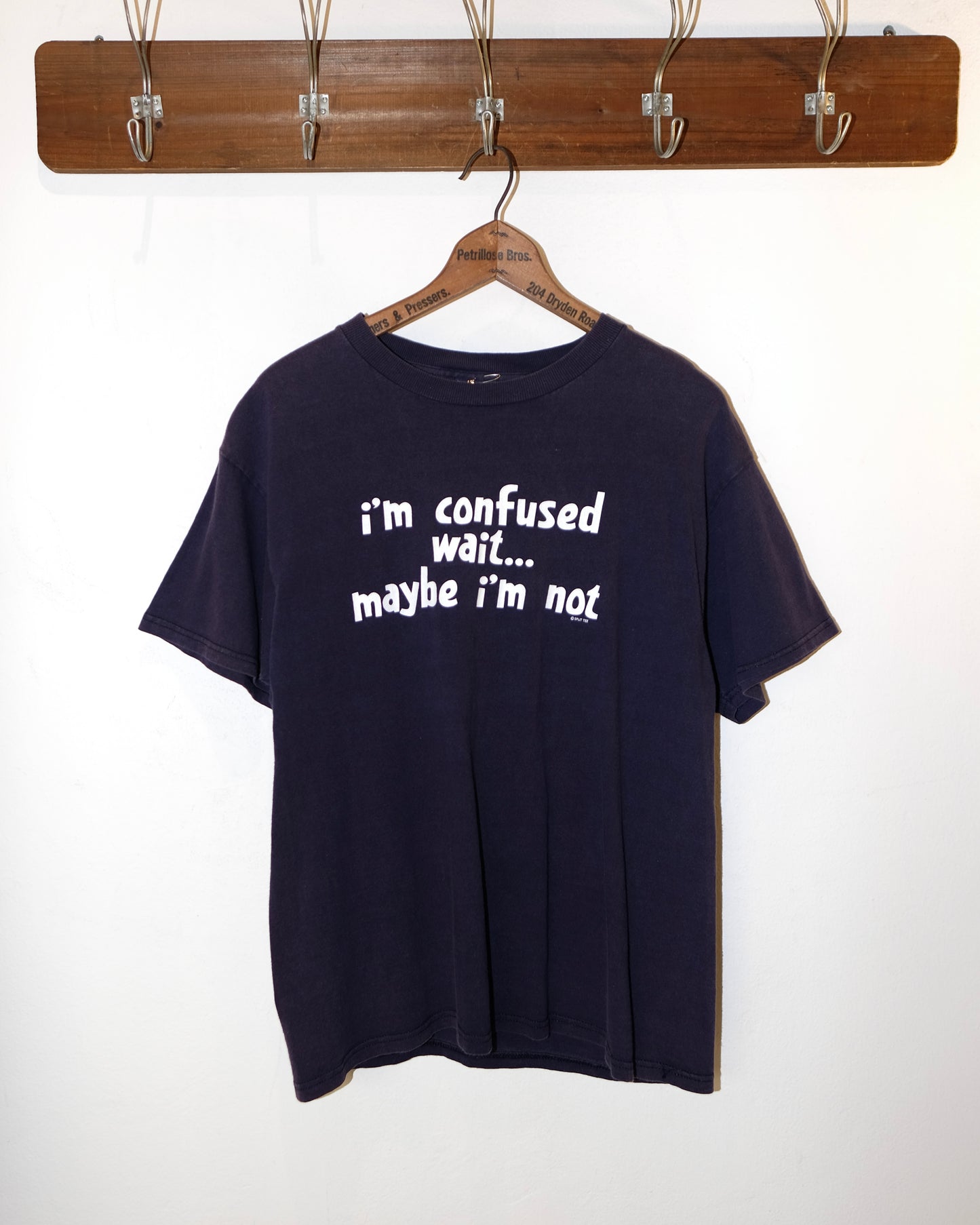 90s I'M CONFUSED FONT TEE