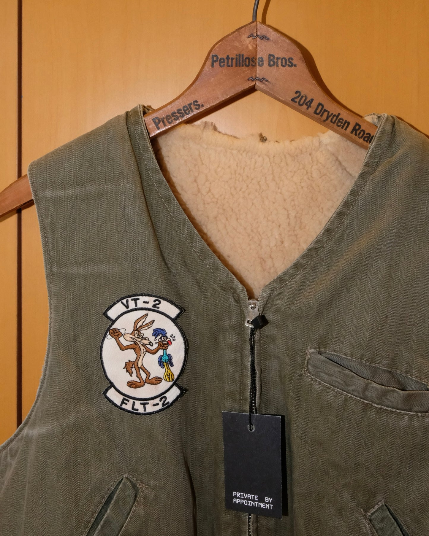 40s WW2 USN WOOL LINED VEST