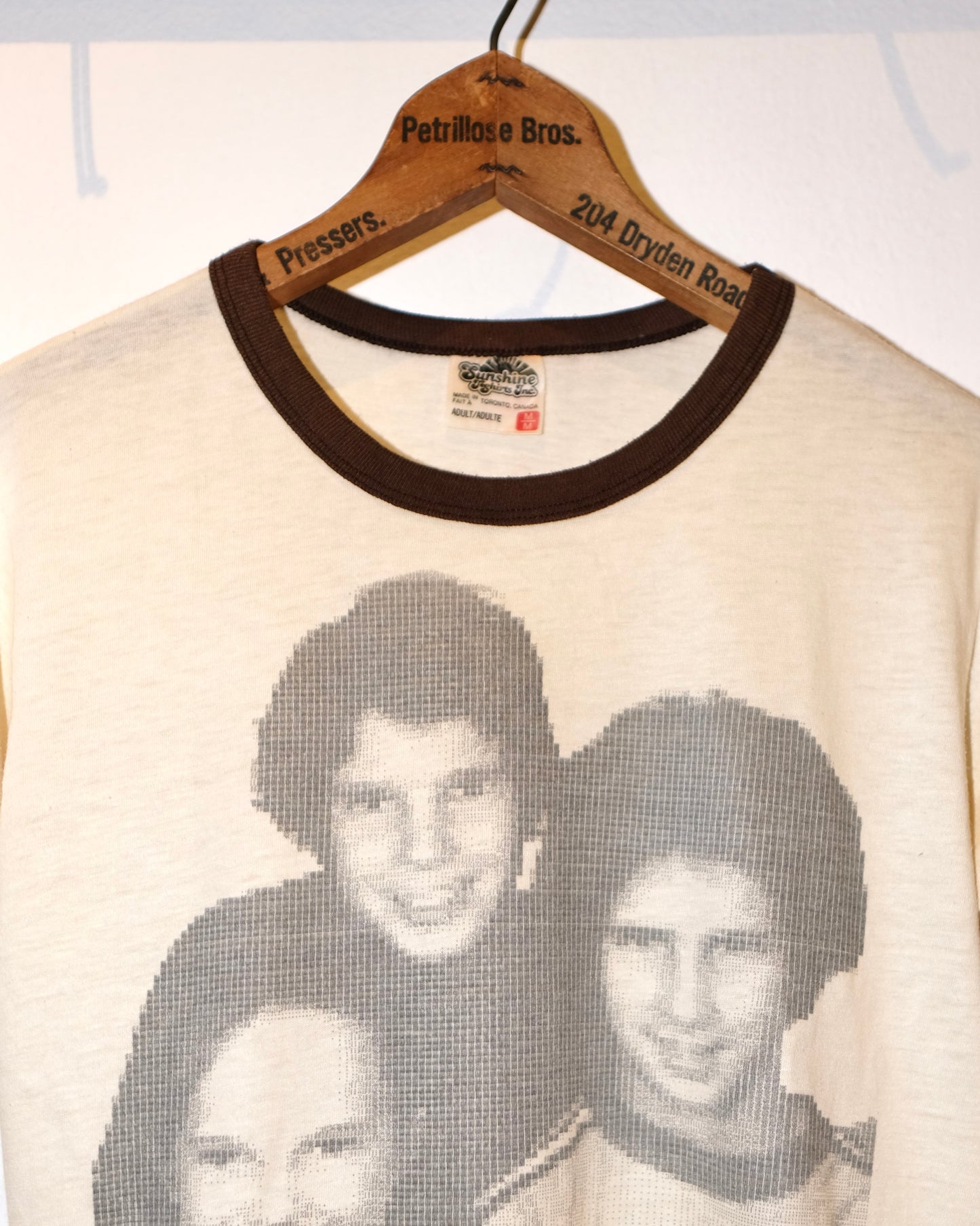 80s MY KIDS IN JUNE RINGER TEE