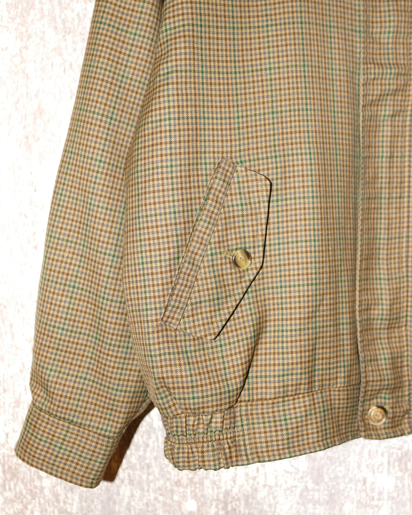 YVES SAINT LAURENT POUR HOMME HARRINGTON PLAID JACKET