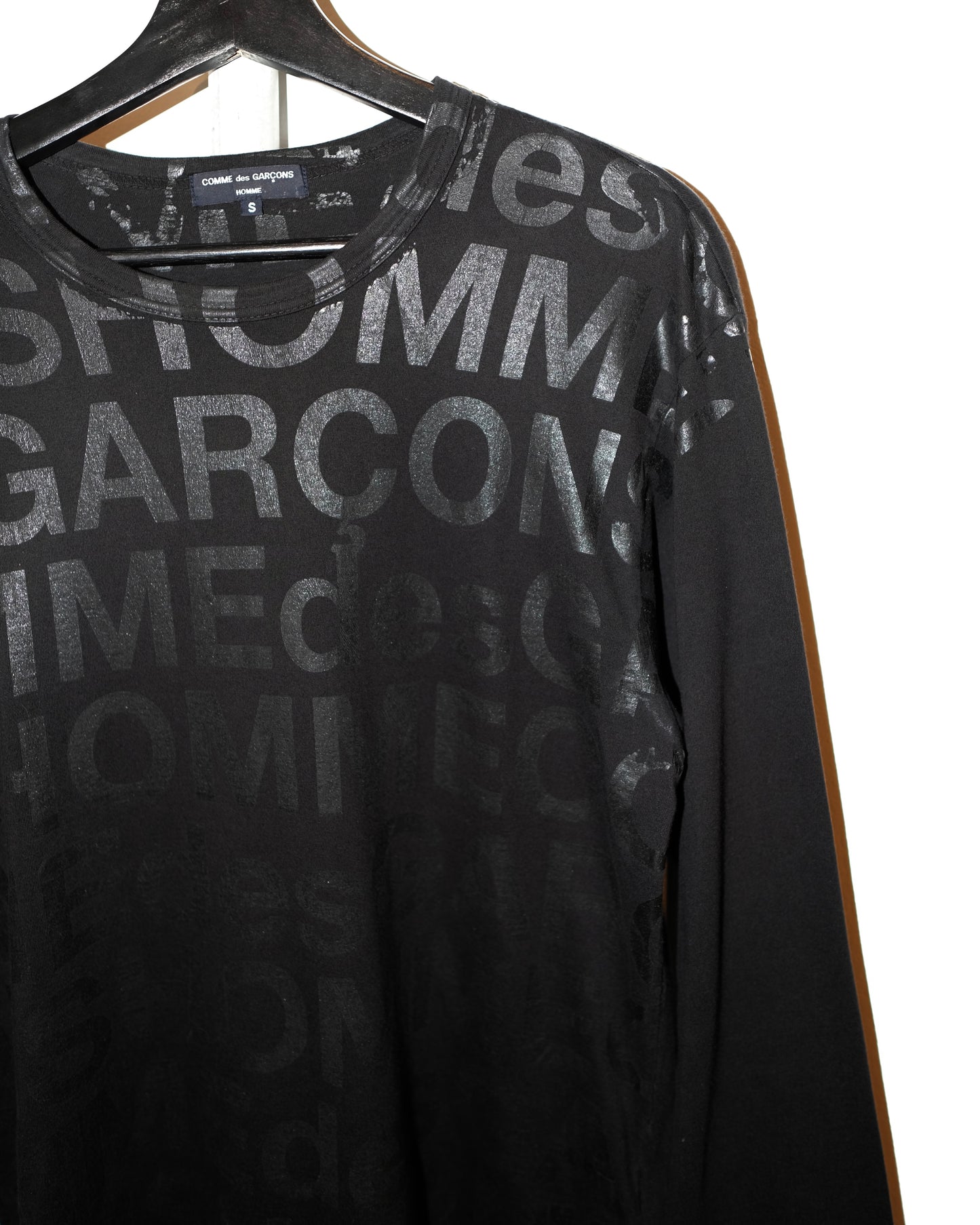 Comme des Garçons HOMME AD2004 LONG SLEEVE LOGO PRINT