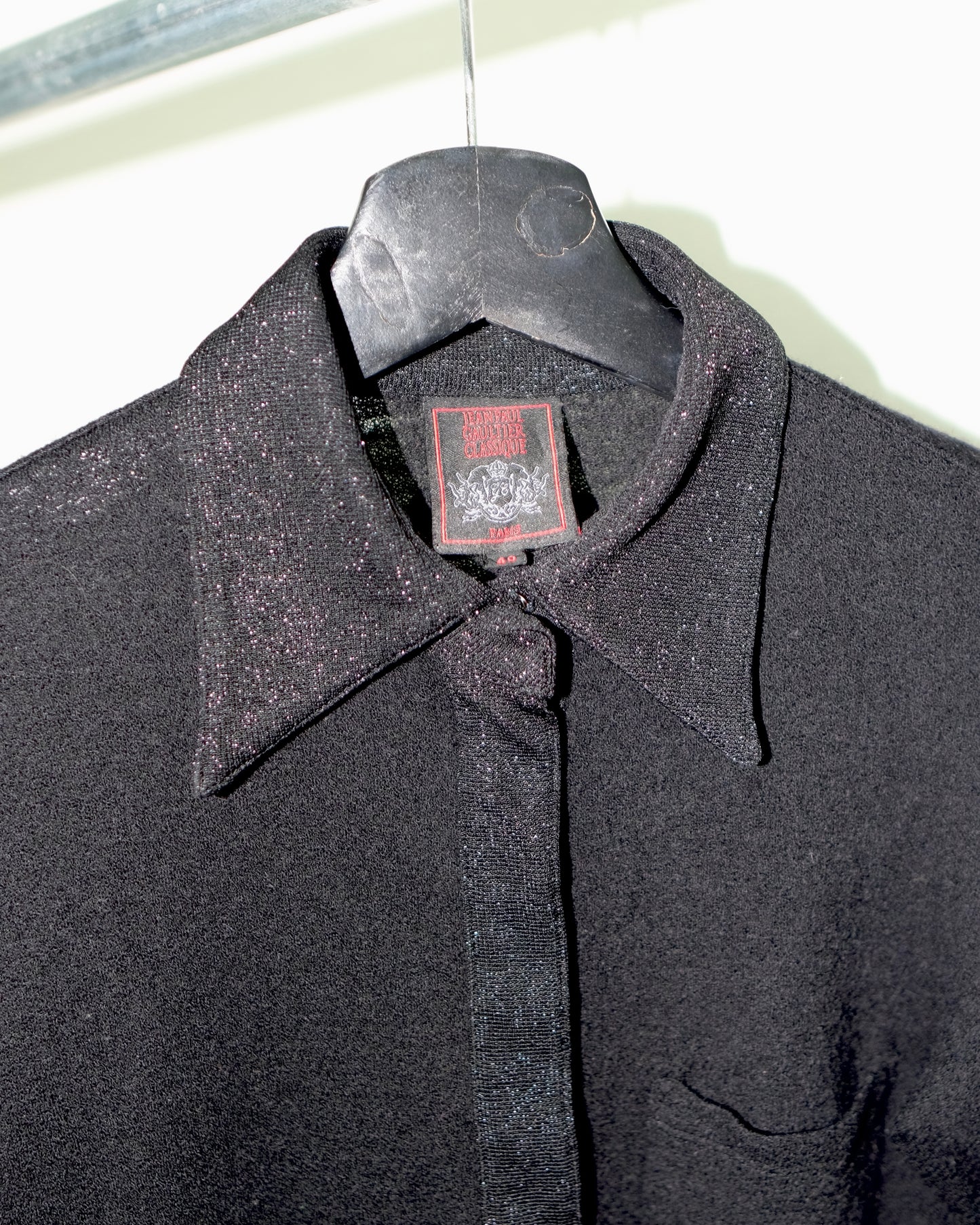 JEAN PAUL GAULTIER CLASSIQUE 1990s WOOL LONG SLEEVE SHIRT