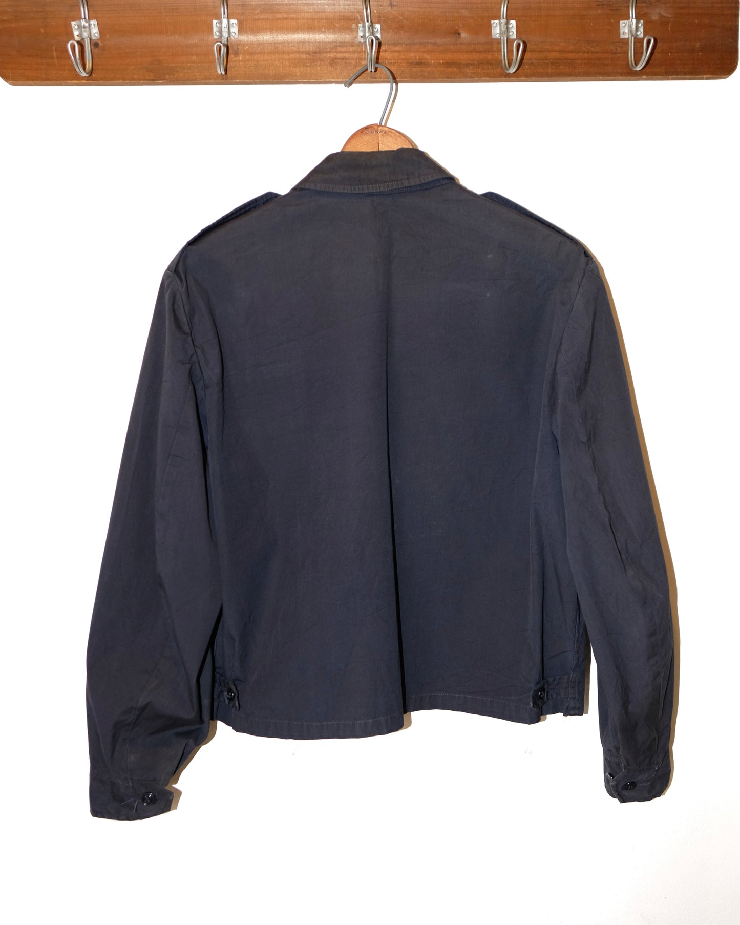 80s NAVY DECK ZIP-UP JACKET