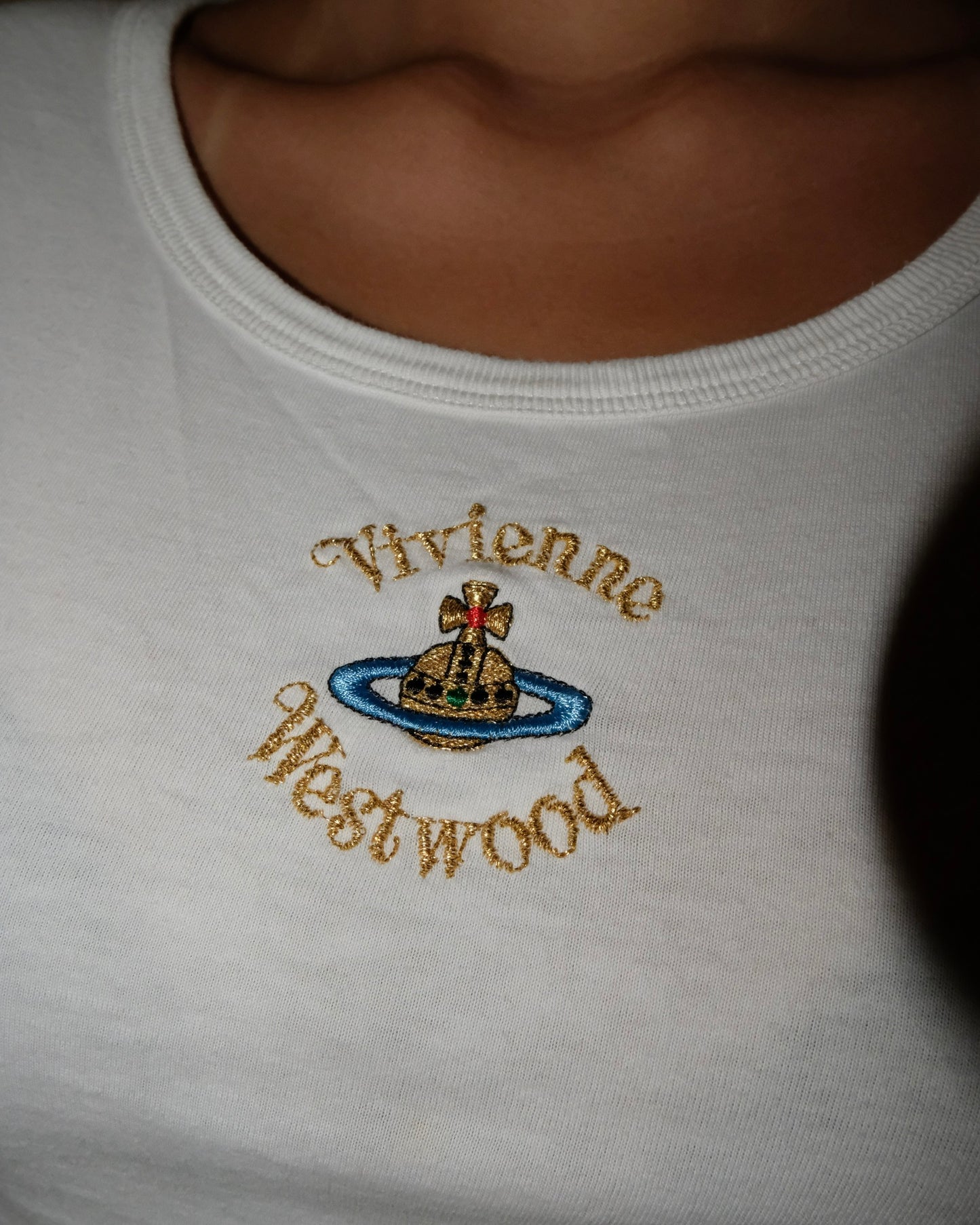 VIVIENNE WESTWOOD RED LABLE LOGO TEE