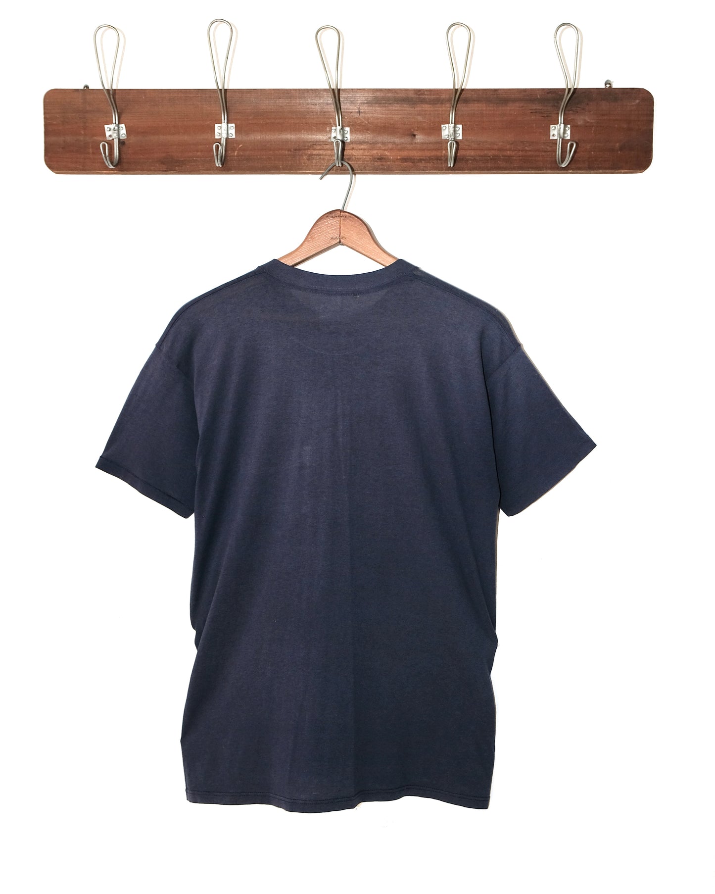 80s NAVY BLANK POCKET TEE