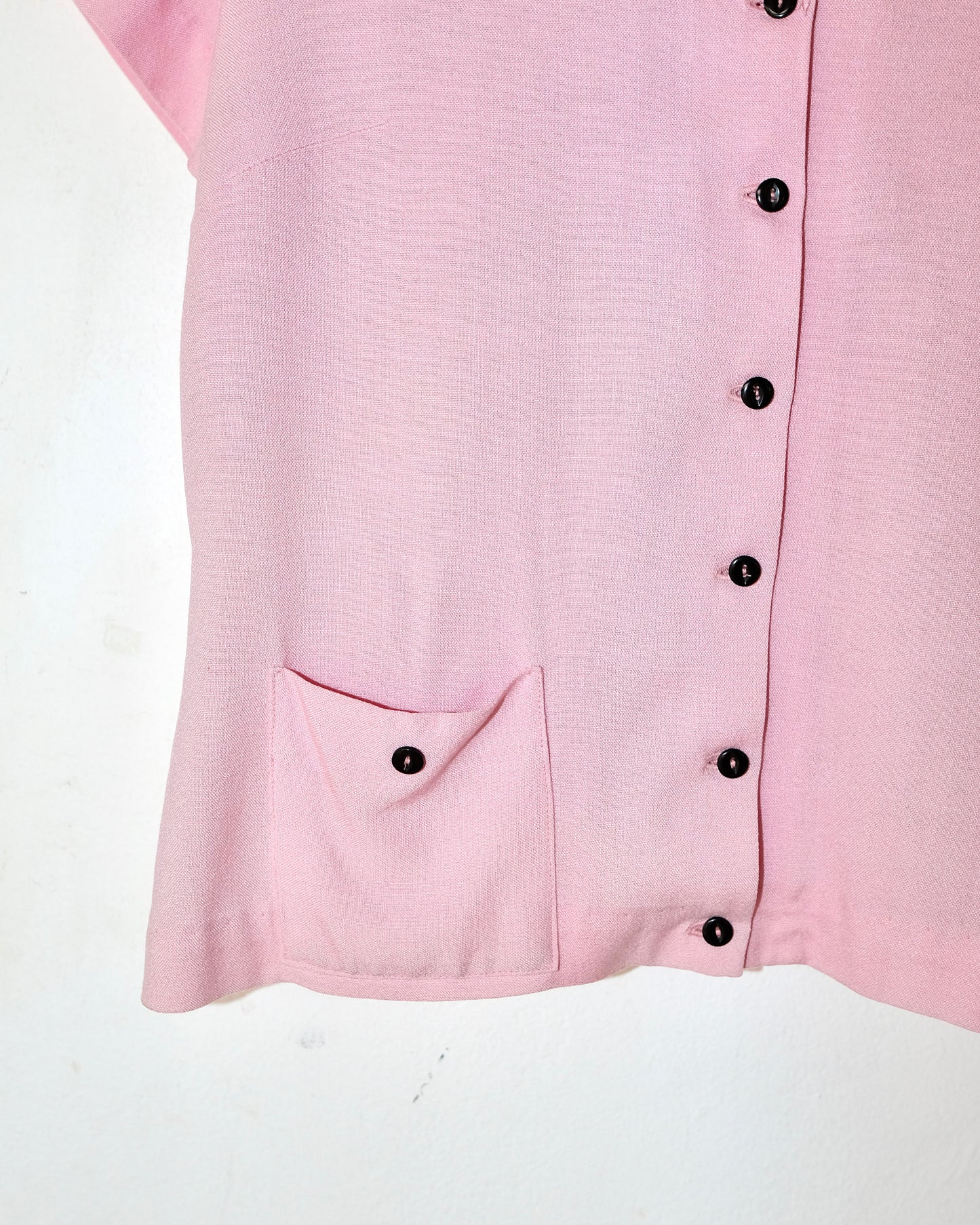 70s RAYON CHAIN-STITCHED BOWLING SHIRT