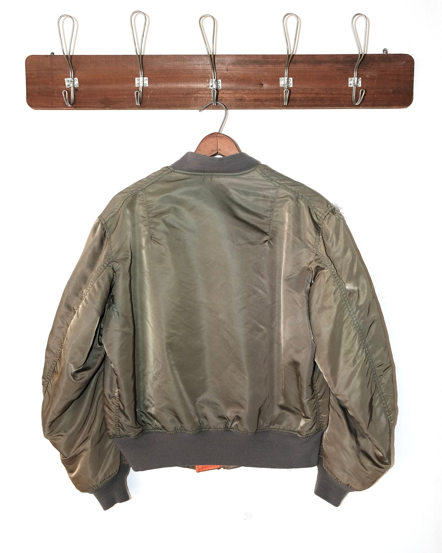 90s ALPHA INDUSTRY MA-1 JACKET SAGE GREEN