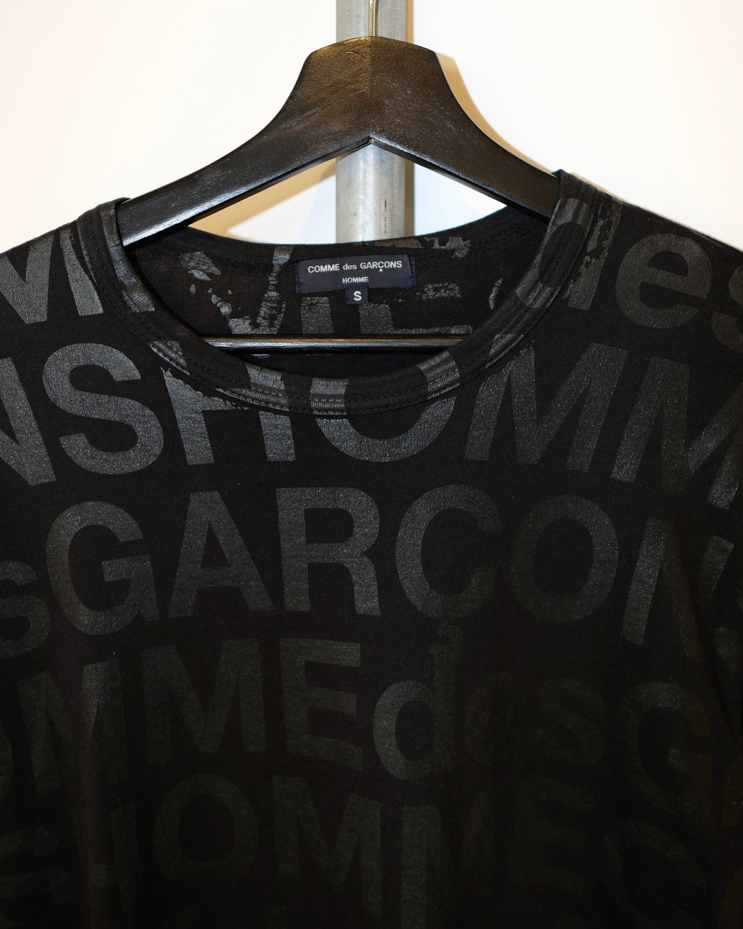 Comme des Garçons HOMME AD2004 LONG SLEEVE LOGO PRINT