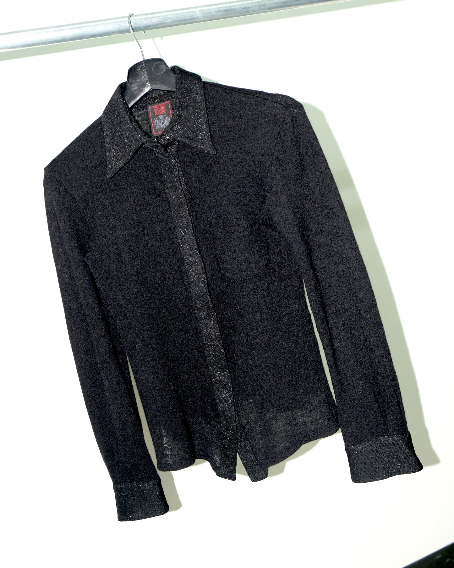 JEAN PAUL GAULTIER CLASSIQUE 1990s WOOL LONG SLEEVE SHIRT