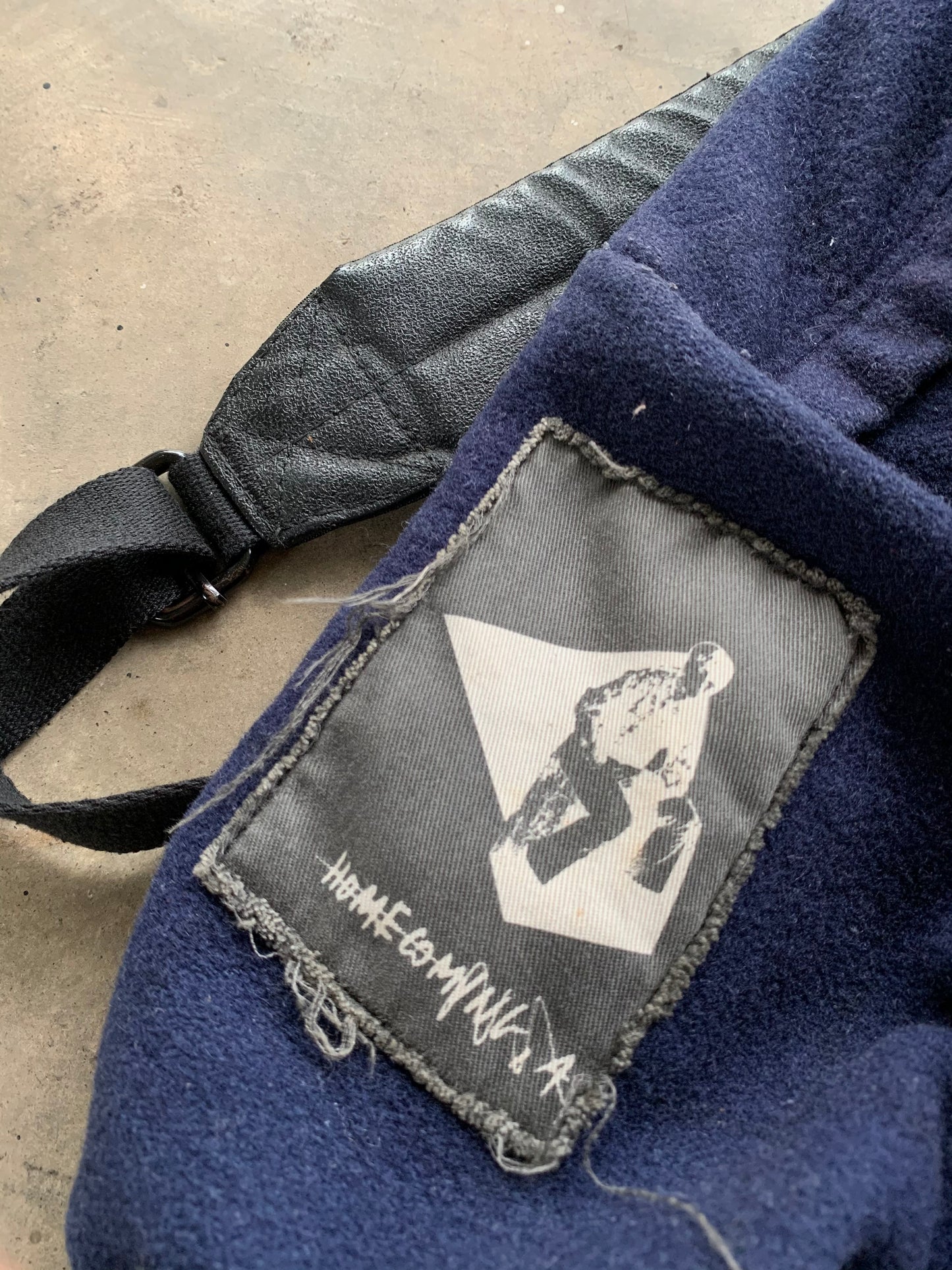 RAF SIMONS AW2008 EASTPAK WOOL PATCHS BAG PACK
