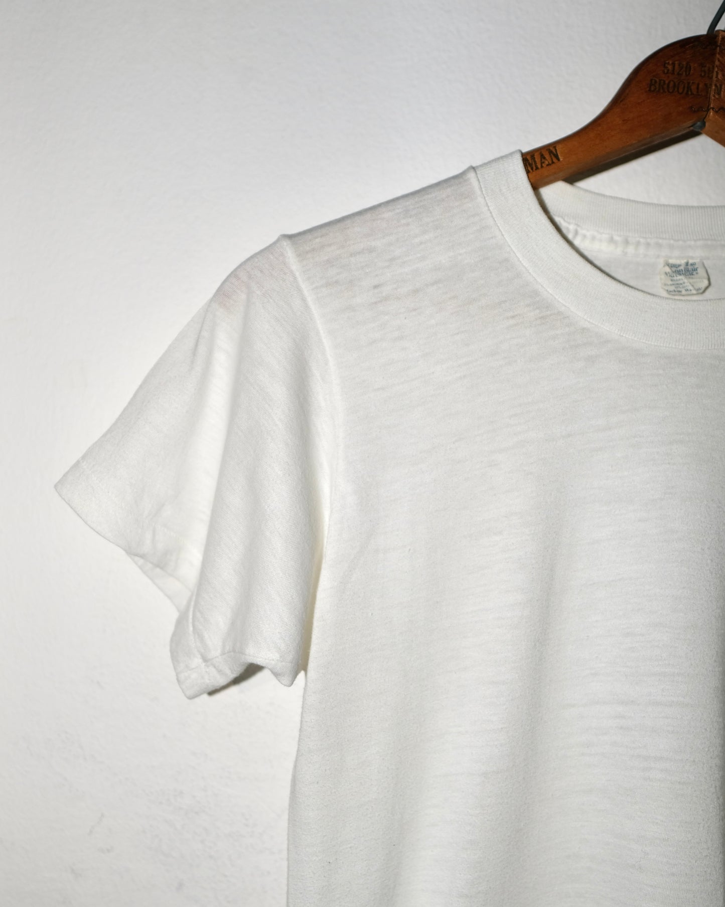 80s JOHN BLAIR BLANK TEE SINGLE STITCHED 50/50