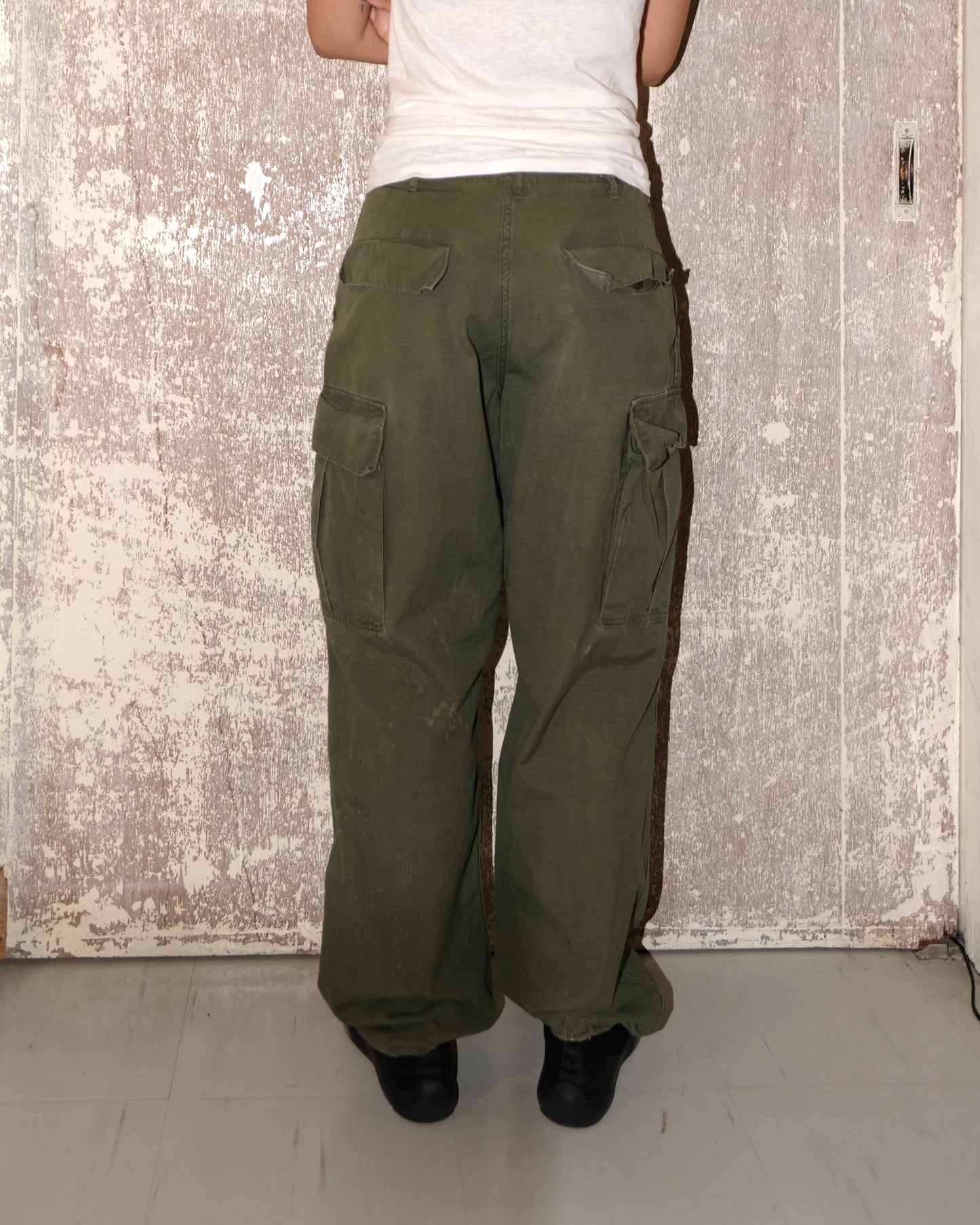 60s U.S. Army Jungle Pant Fatigues rip-stop