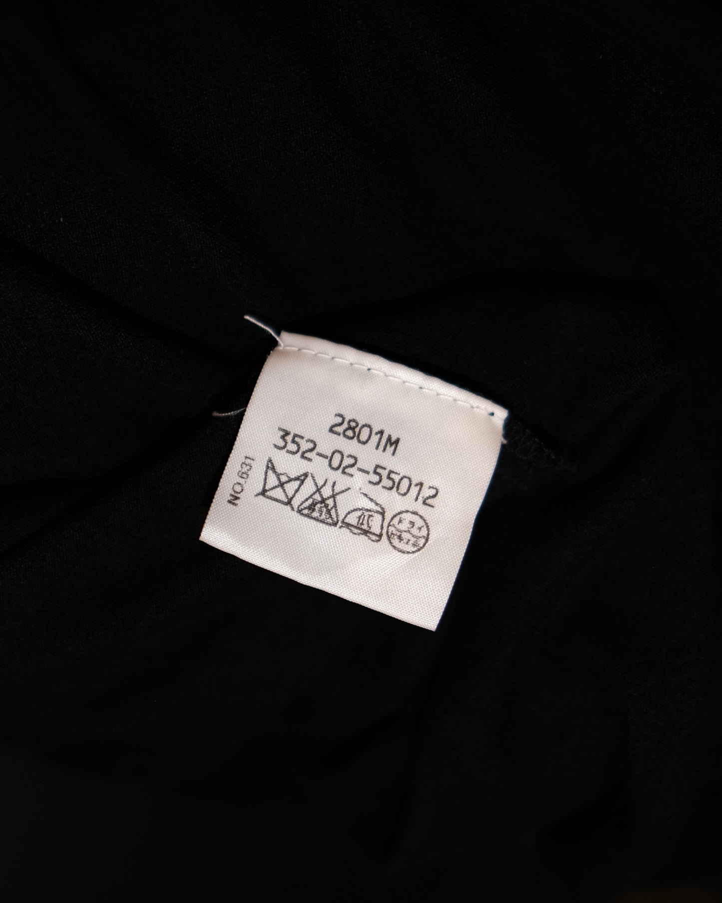 ANN DEMEULEMEESTER DRAPED BLACK DRESS WITH HOODED COWL